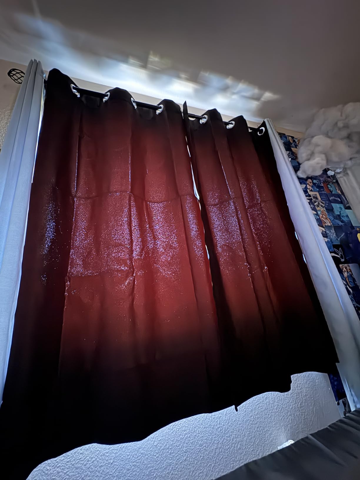 NICETOWN Nursery Essential Thermal Insulated Solid Grommet Top Blackout Curtains/Drapes (1 Pair, 42 x 63 inches in Baby Pink) customer photo 1