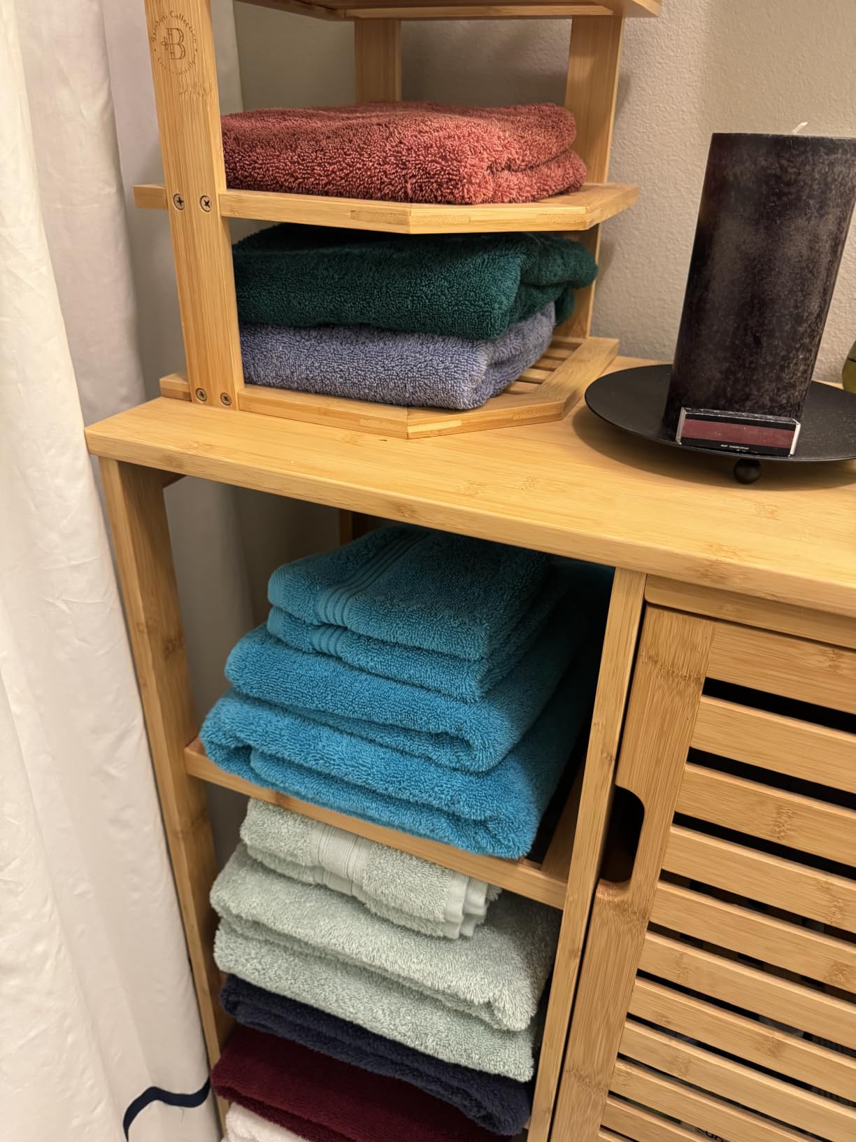Cotton Paradise 100% Cotton Turkish Towel, Soft Absorbent Quick Dry, 40x80 Oversized Bath Sheet Towel, Navy Blue customer photo 1