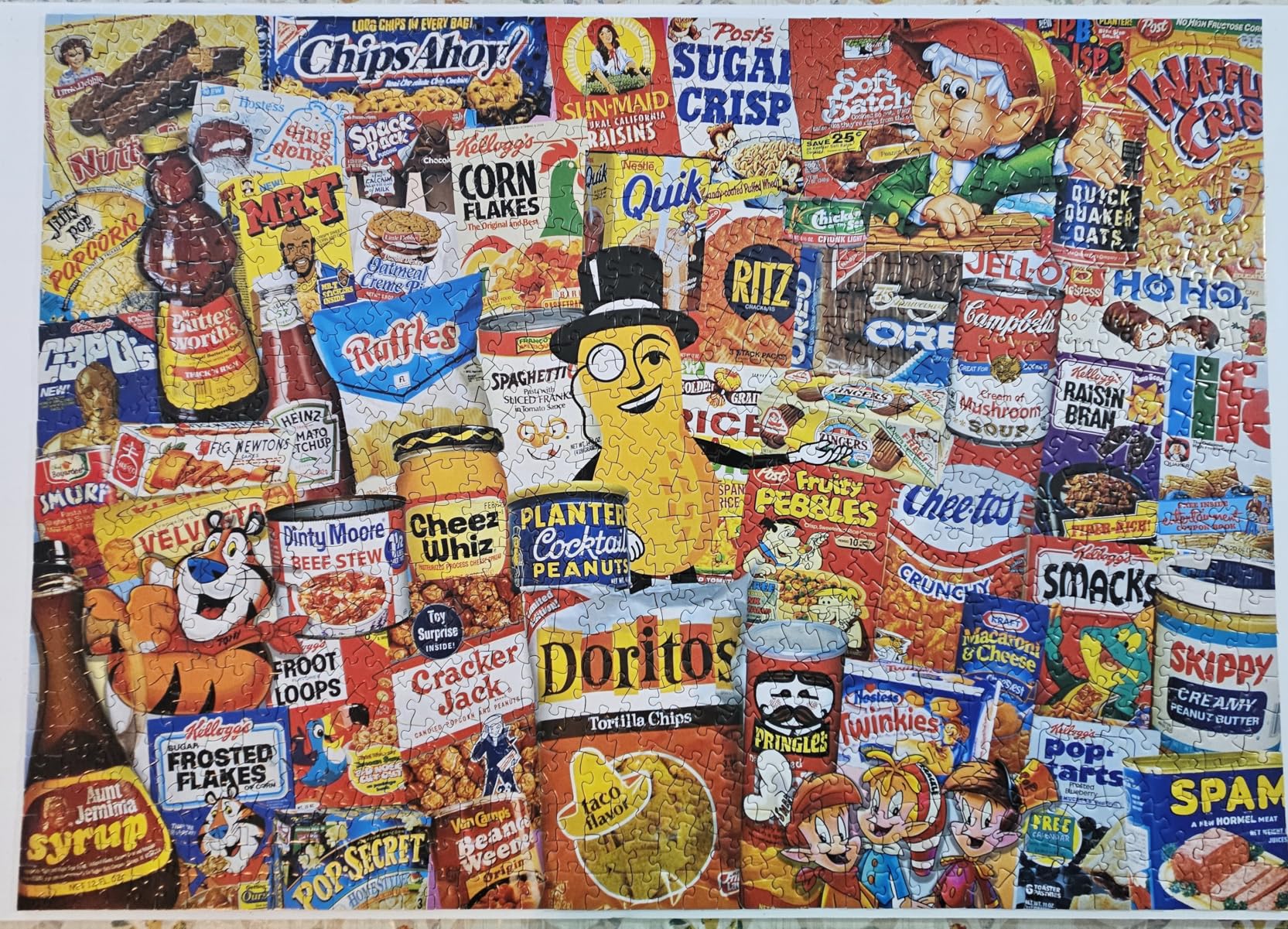 MasterPieces 1000 Piece Jigsaw Puzzle Mom's Pantry | Vintage Kitchen Art | Vintage kitchen 1000 piece puzzle for adults with random cut pieces, matte finish, poster, recycled board customer photo 1