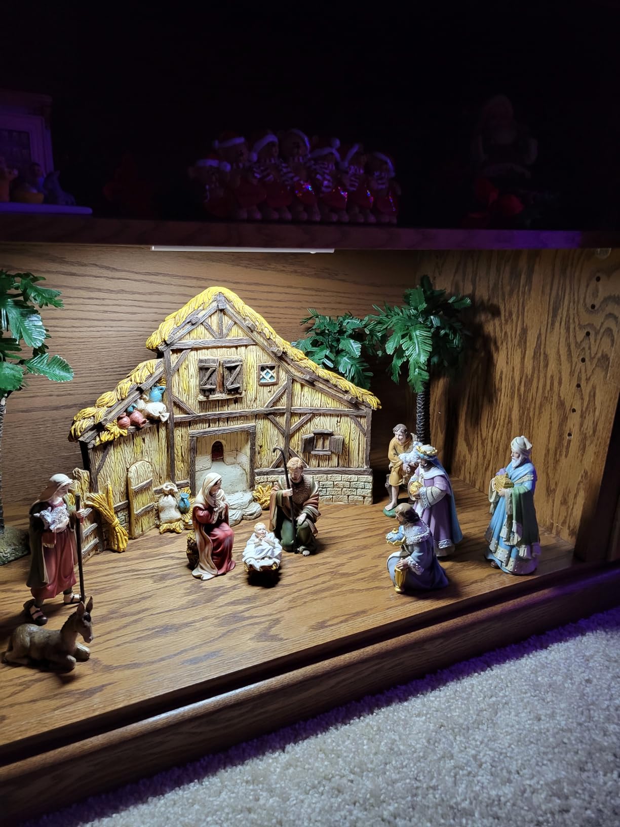 Bethlehem Nights Christmas Nativity Scene Figurines with Creche, 12 Piece Set | Bethlehem Nights, Holiday Decorating, Mantel Displays, Religious Decor customer photo 1