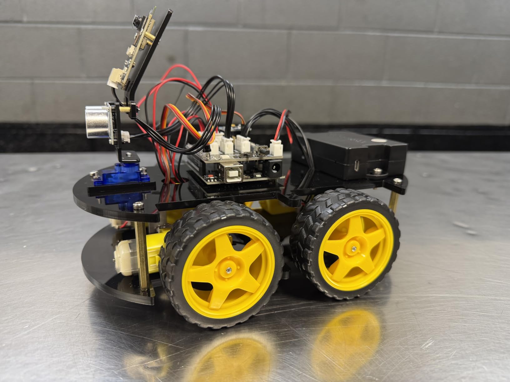 ELEGOO UNO R3 Smart Robot Car Kit V4 for Arduino Robotics for Kids Ages 8-12 12-16 STEM Science Kits Coding Gifts for Teens customer photo 2