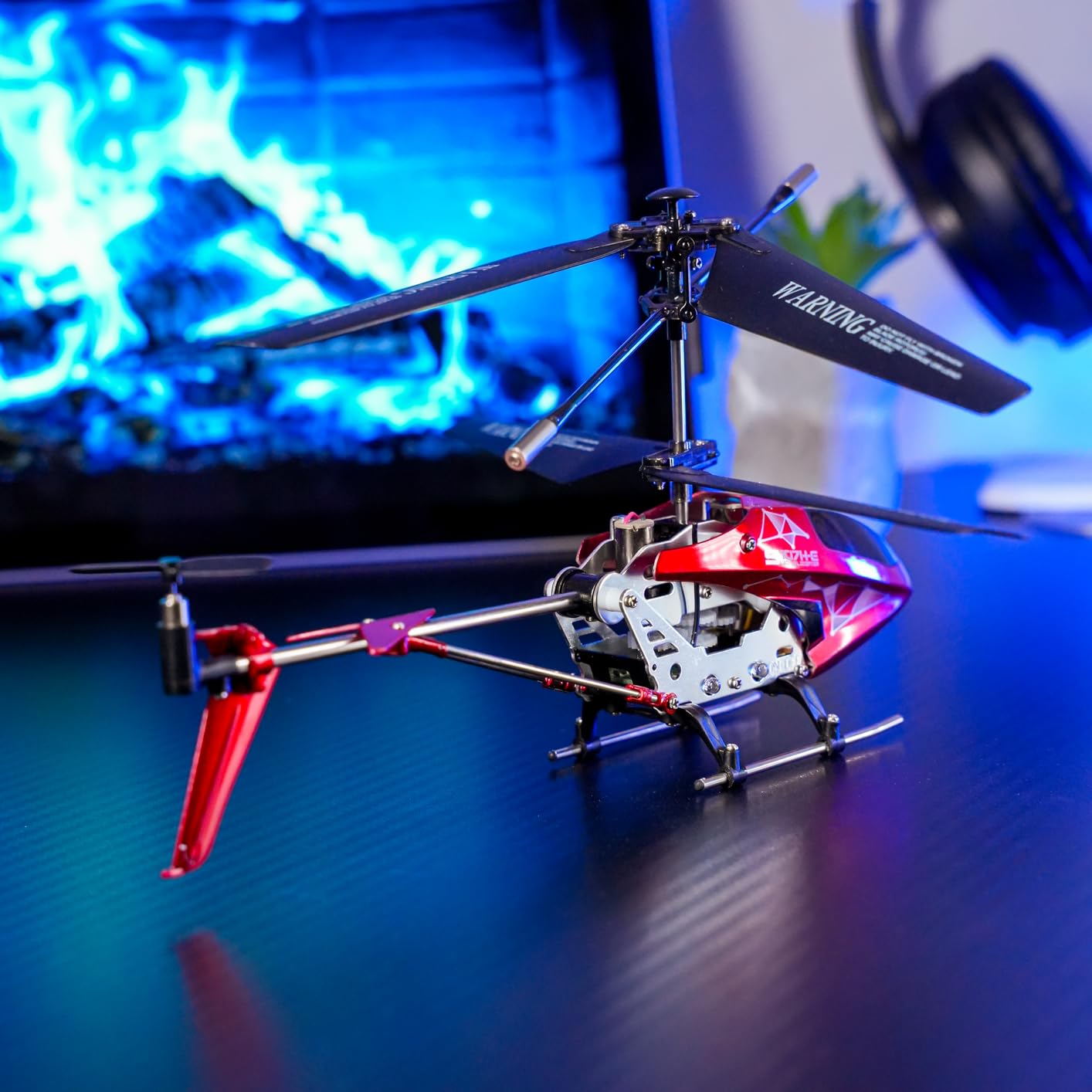SYMA S107H-E RC Helicopter for Kids 8-12 and Beginners, Remote Control Helicopter with Altitude Hold, 2 Speed Modes, Whole Alloy Toy for Boys Girls Indoor Gift customer photo 1