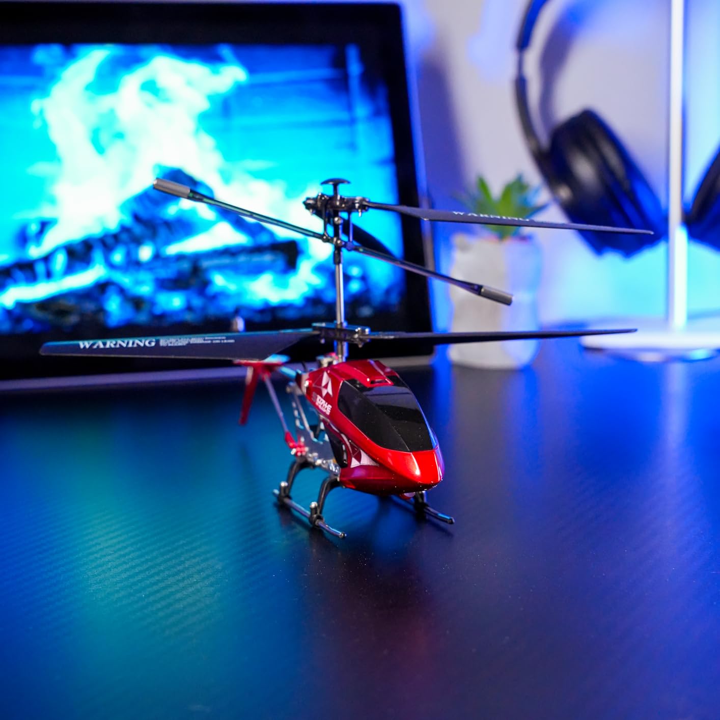 SYMA S107H-E RC Helicopter for Kids 8-12 and Beginners, Remote Control Helicopter with Altitude Hold, 2 Speed Modes, Whole Alloy Toy for Boys Girls Indoor Gift customer photo 2