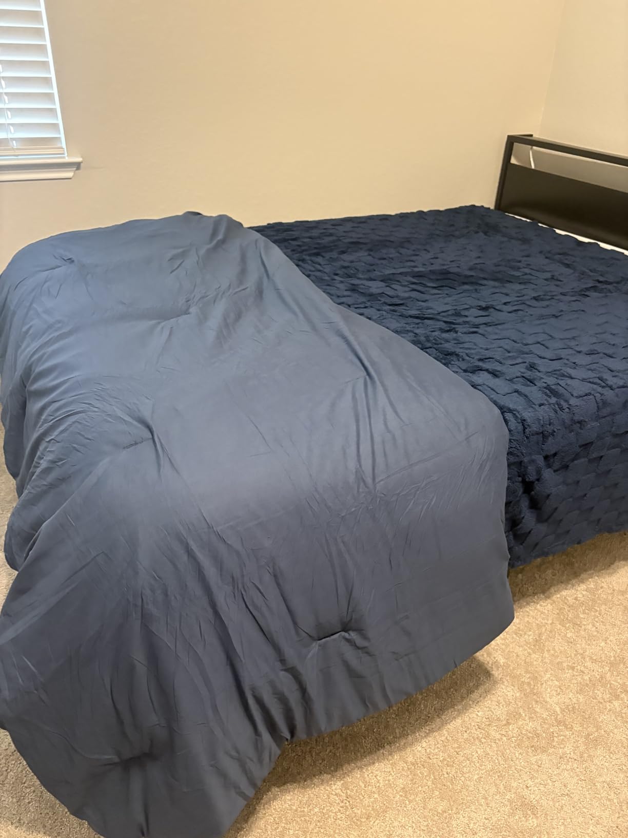 Bedsure Queen Comforter Set Grey - Bed in a Bag Queen Size Bedding 7 Pieces, GentleSoft Pintuck Bed Set Gift for Family, All Season Down Alternative Comforter with Sheets, Pillowcases & Shams customer photo 2