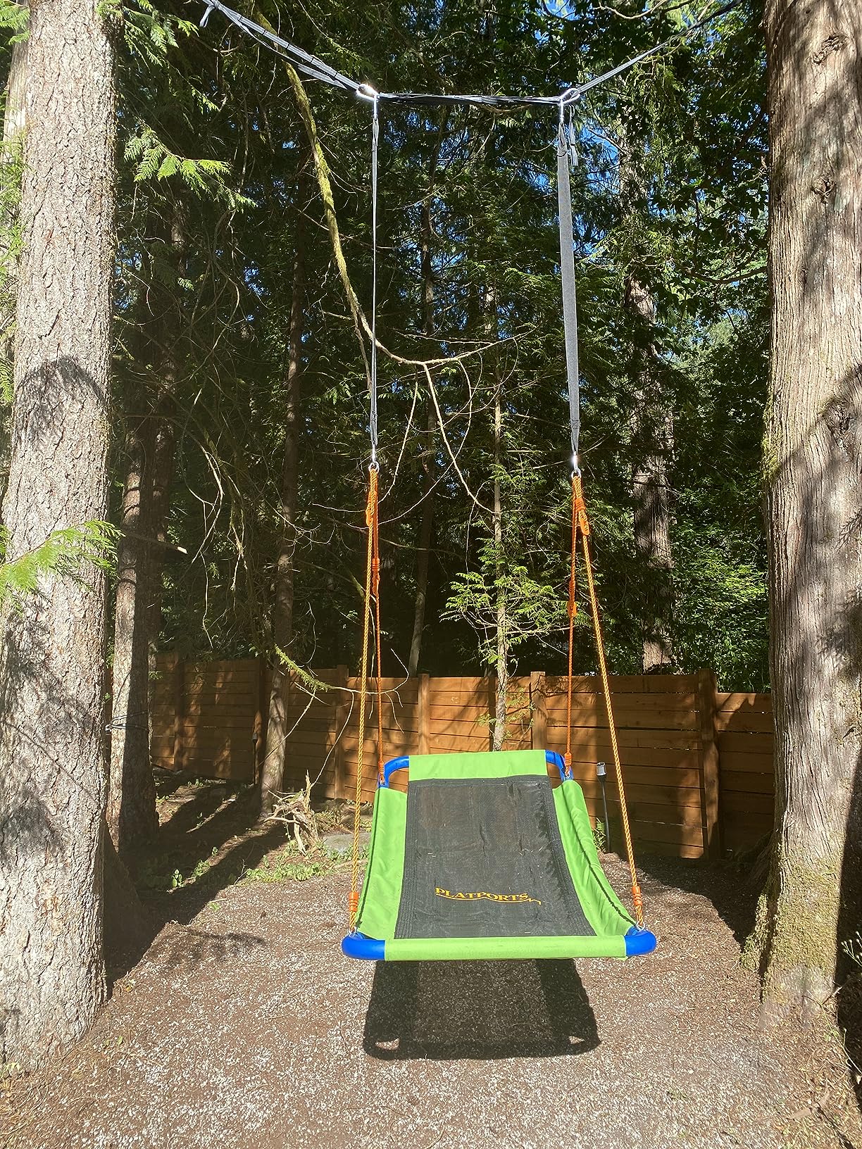 PLATPORTS Platform Swing - Large Rectangle Saucer Swing for Kids and Adults customer photo 1