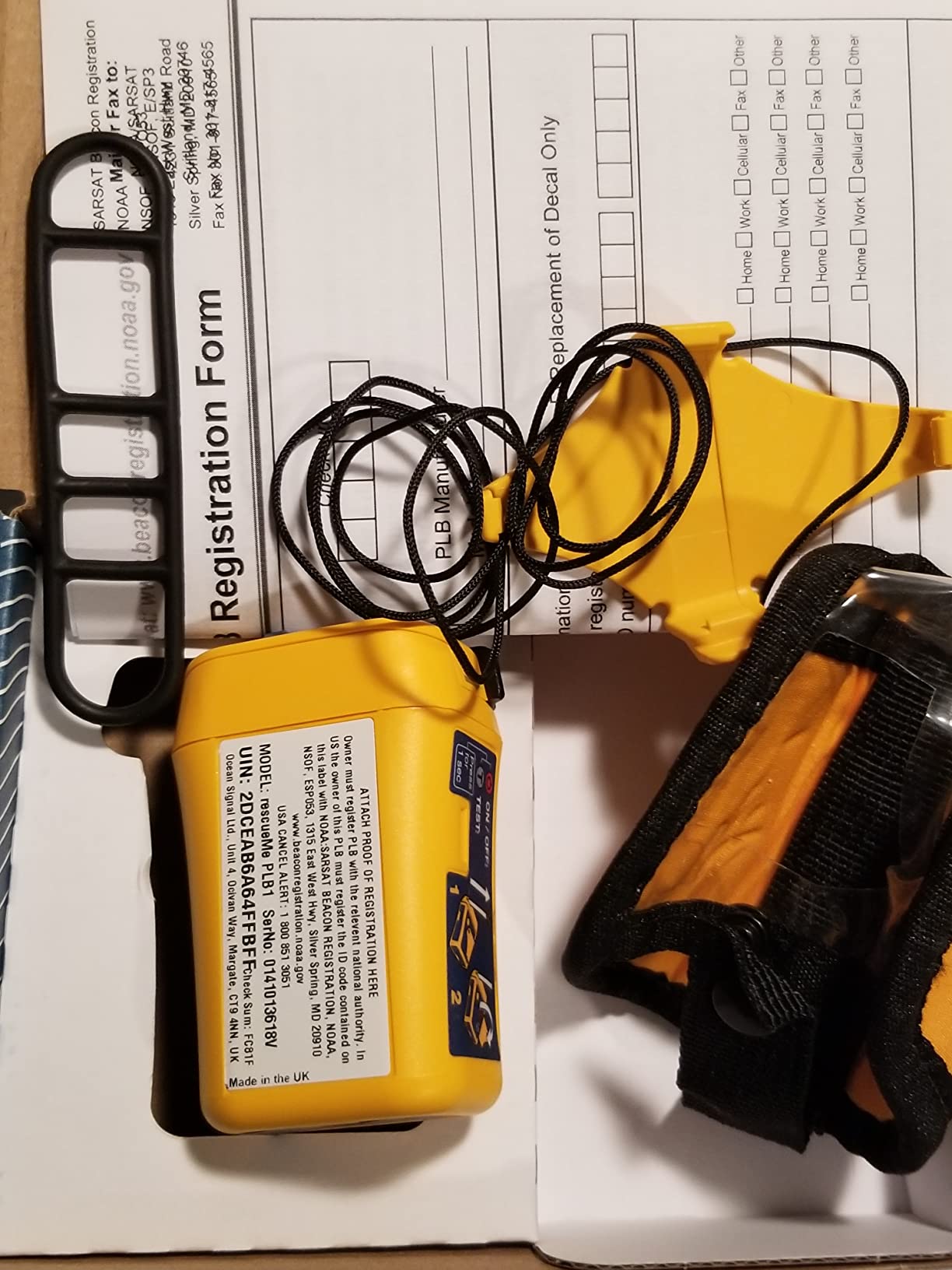 rescueME PLB1 Personal Locator Beacon-Compact Emergency Distress Beacon with 7-Year Battery Life, 24+Hours of Operation & Lifejacket Attachment - Waterproof up to 49 feet customer photo 2
