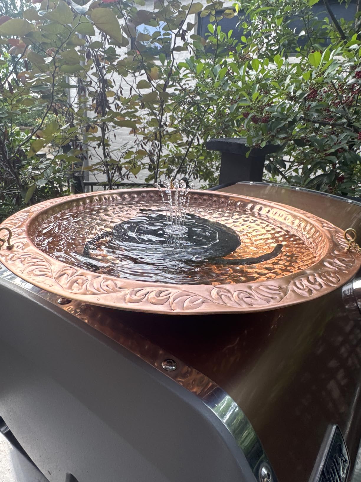Pure Copper Bird Bath, Small 13