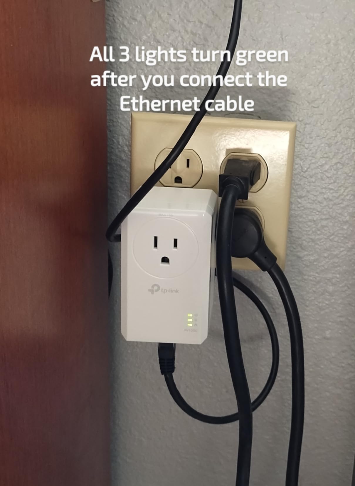 TP-Link AV1000 Powerline Ethernet Adapter KIT - Gigabit Port, Nano Size | Plug Pair & Play, Ethernet Over Power, Power Saving Mode, Network Adapter, Free Expert Help (TL-PA7017 KIT) customer photo 2