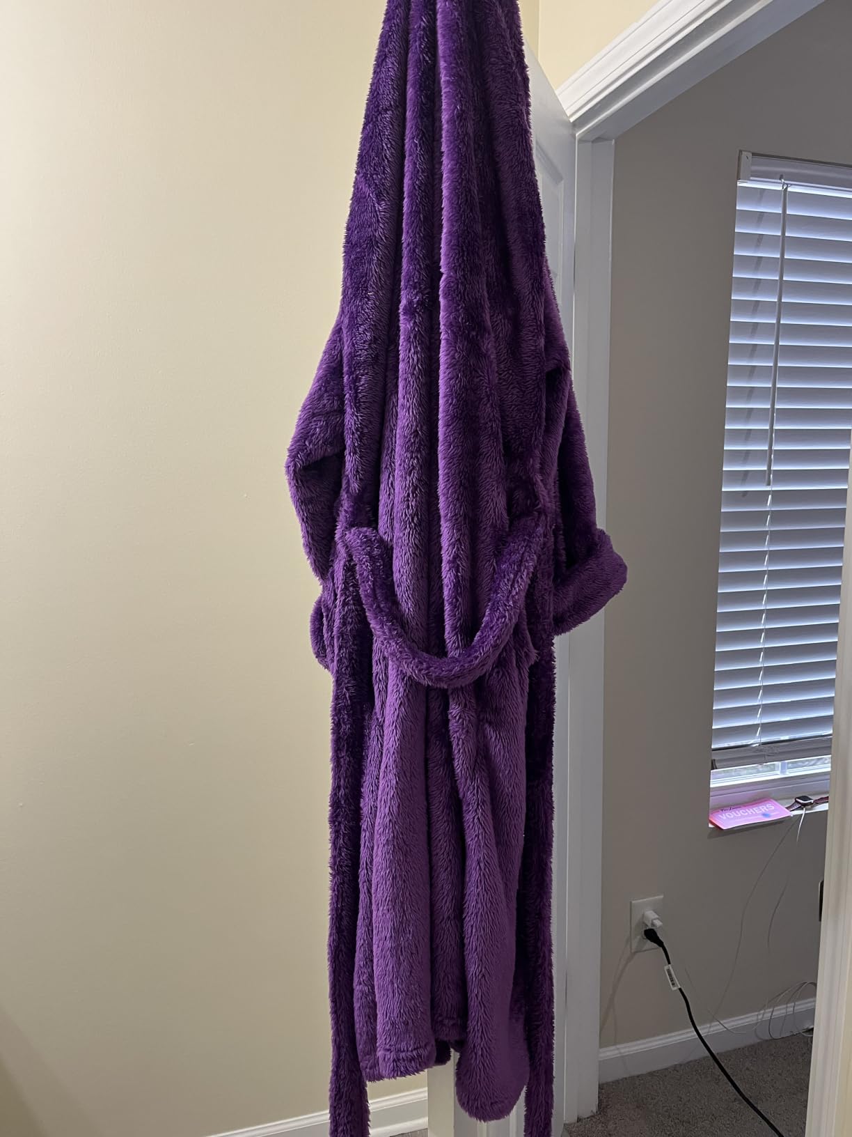 PAVILIA Premium Womens Plush Soft Robe Fluffy Warm Fleece Sherpa Shaggy Bathrobe customer photo 2