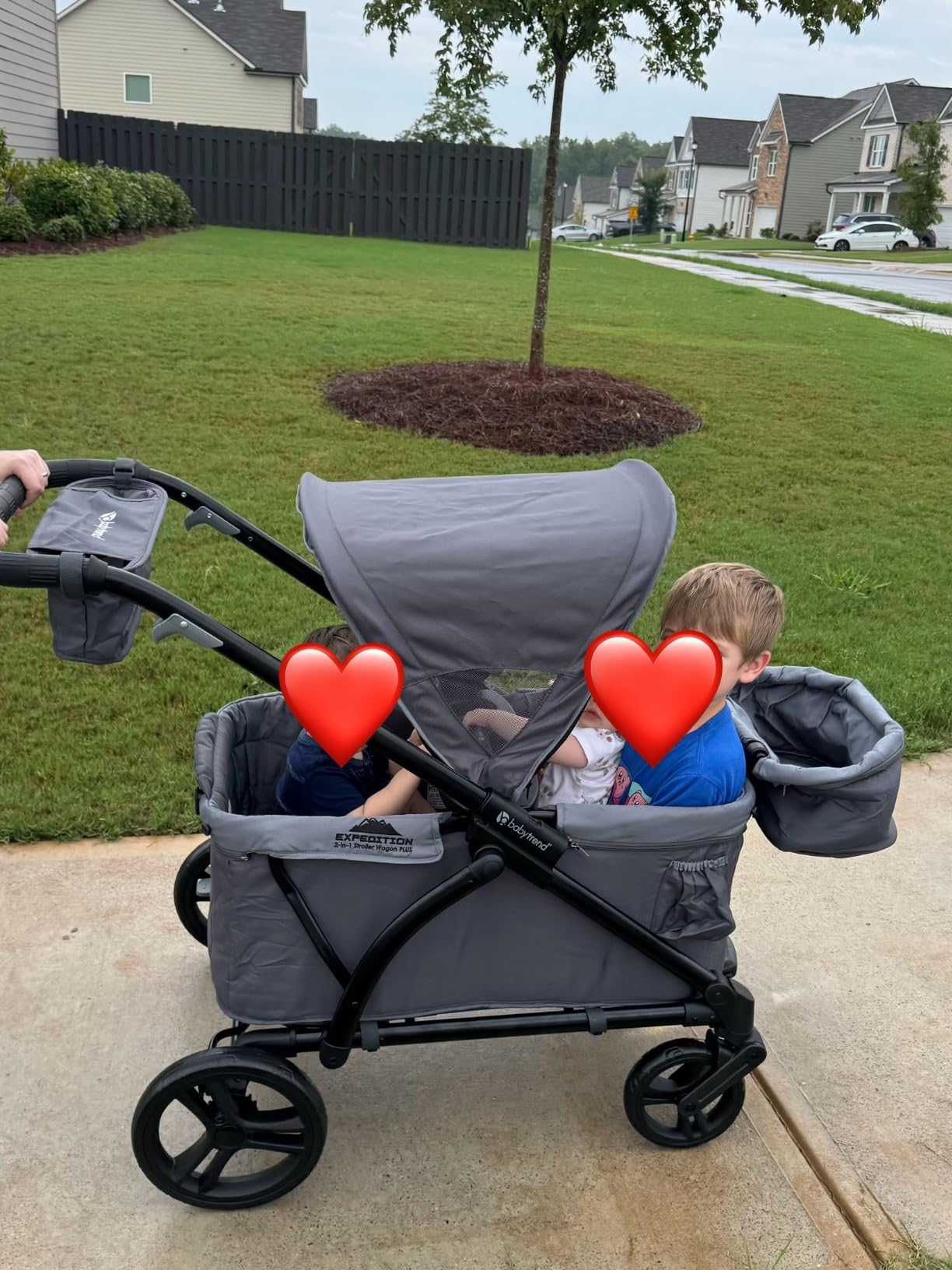 Baby Trend Expedition 2-in-1 Stroller Wagon Plus, Ultra Grey customer photo 1