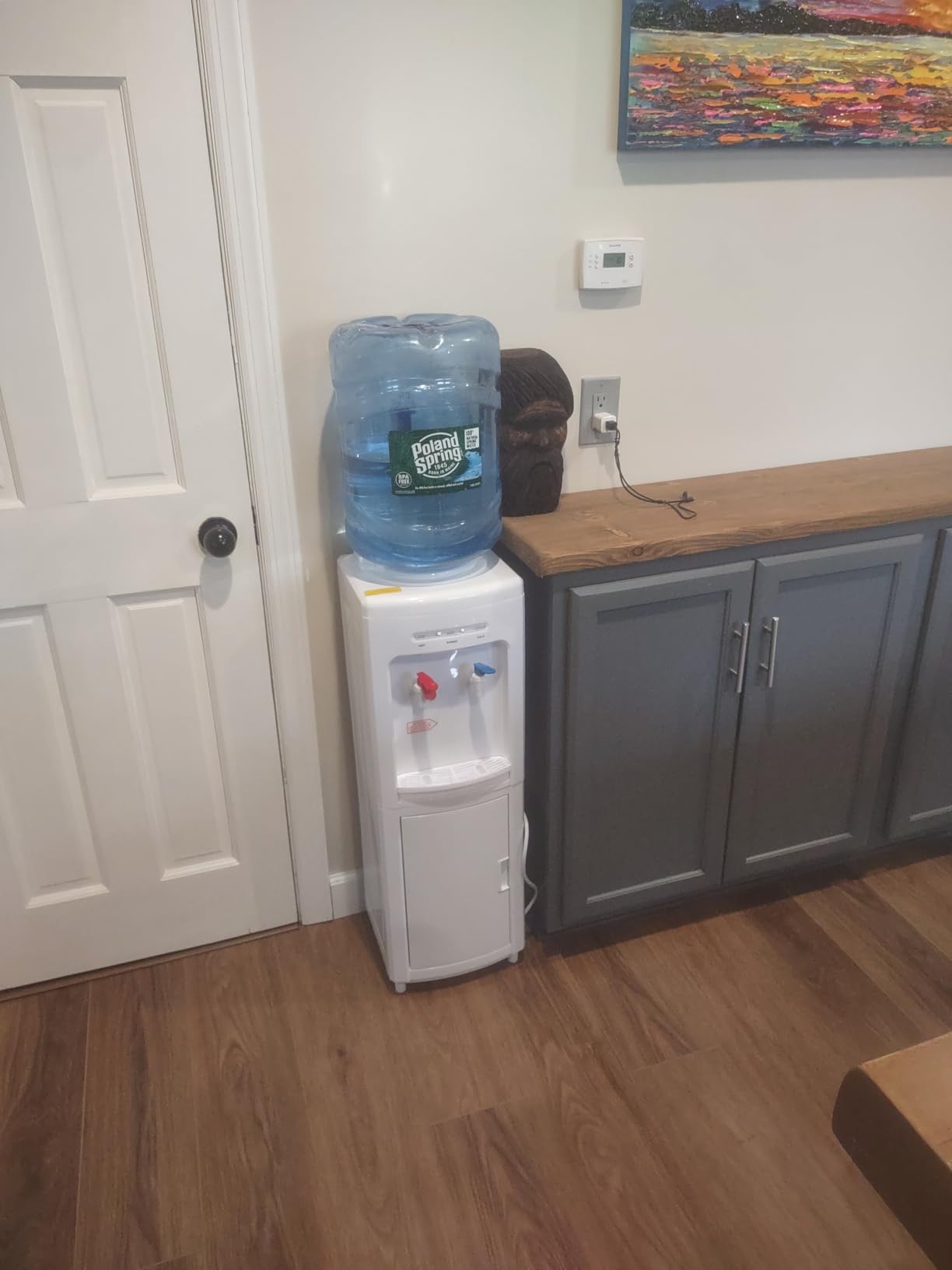 Top Loading Water Cooler Dispenser, Hot & Cold Freestanding Water Cooler Holds 5 Gallon Bottles Perfect for Home Office School UL & Energy-Saving Approved customer photo 1
