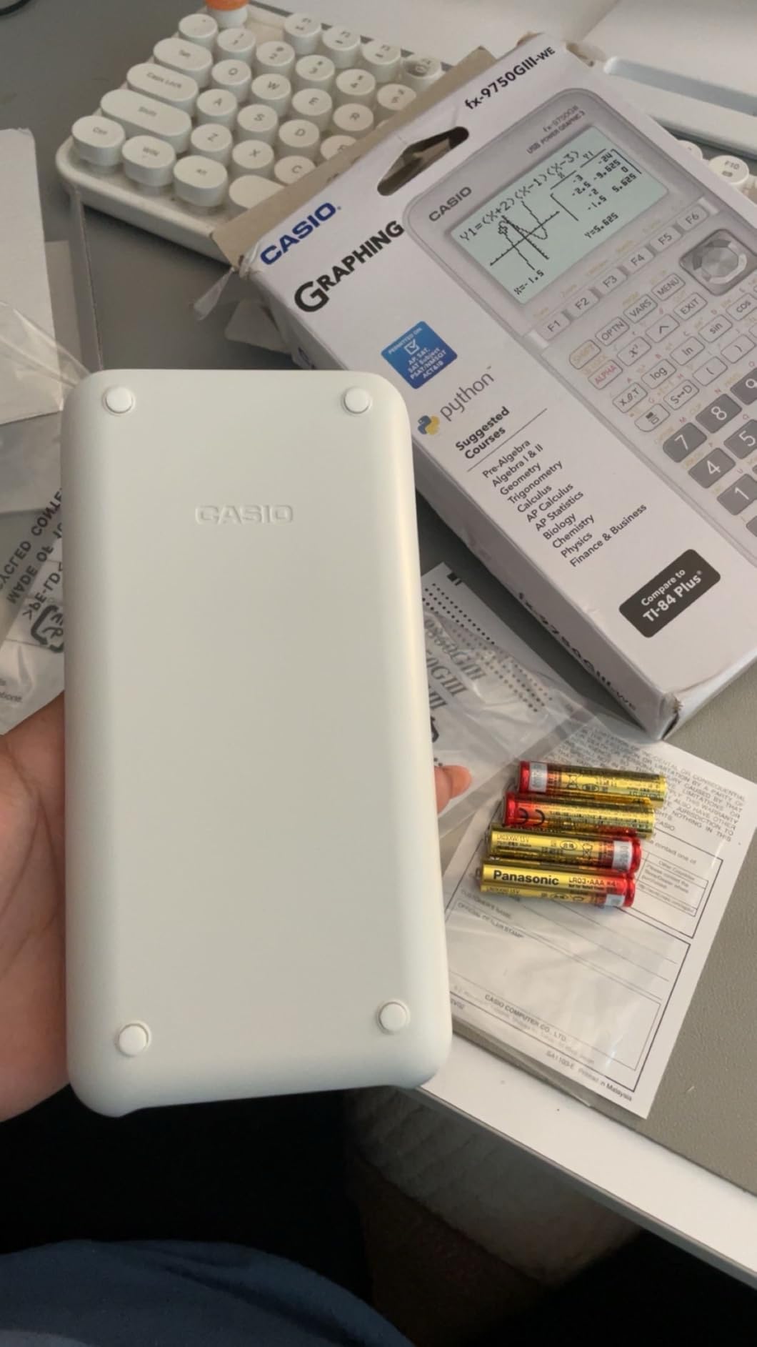 Casio fx-9750GIII Graphing Calculator | Natural Textbook Display | Python Programming customer photo 1