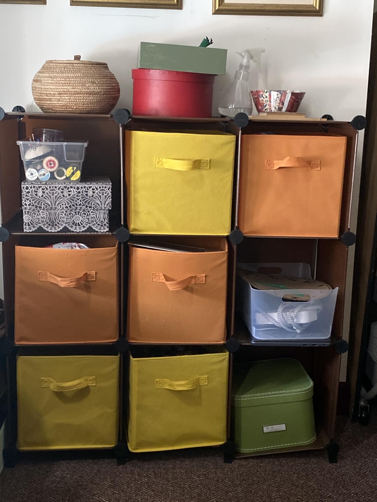 HOMIDEC Closet Organizers and Storage, 9 Cube Storage Organizer, Black | Portable Closet Organizer, Storage Cubes Shelves, for Bedroom, Kids Room, Bathroom, Wardrobe, Clothes Rack customer photo 1