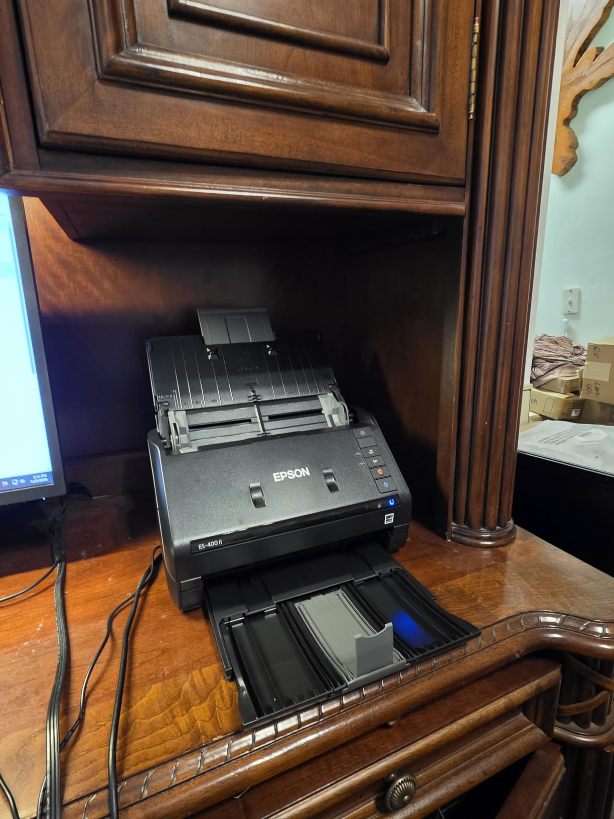 Epson WorkForce ES-400 II High-Speed Color Duplex Desktop Document Scanner with Auto Document Feeder and Image Adjustment Tools customer photo 1
