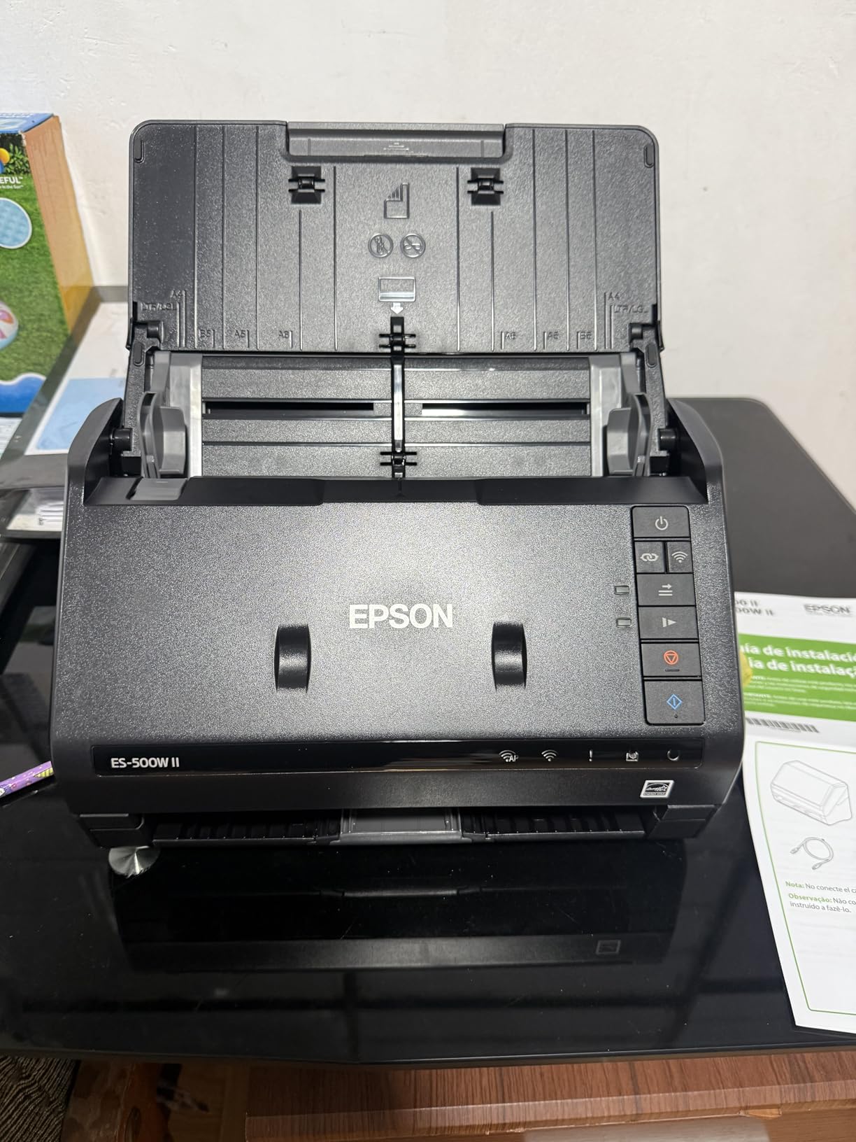 Epson WorkForce ES-500W II Wireless Color Duplex Desktop Document Scanner with 50-Sheet Auto Document Feeder customer photo 1