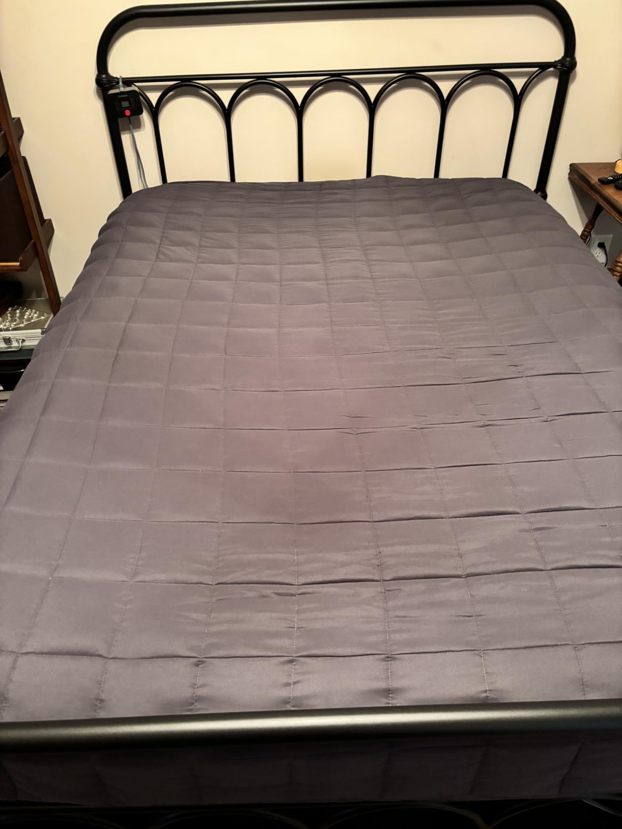 HomeSmart King Size Weighted Blanket 50 lbs - The Heaviest Weighted Blanket | Fits King and California King Beds customer photo 1