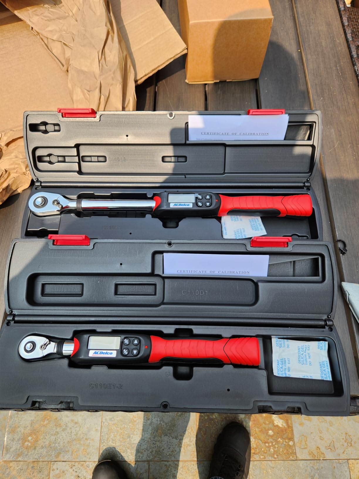 ACDelco ARM601-34 3/8” & ½” Heavy Duty Digital Torque Wrench Combo Kit with Buzzer and LED Flash Notification – ISO 6789 Standards with Certificate of Calibration customer photo 1