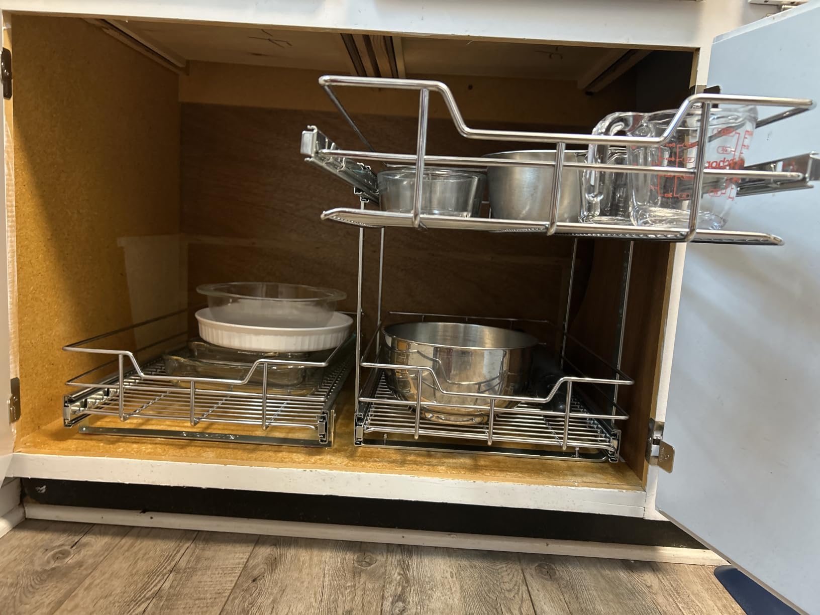 2 Tier Pull Out Cabinet Organizer 14