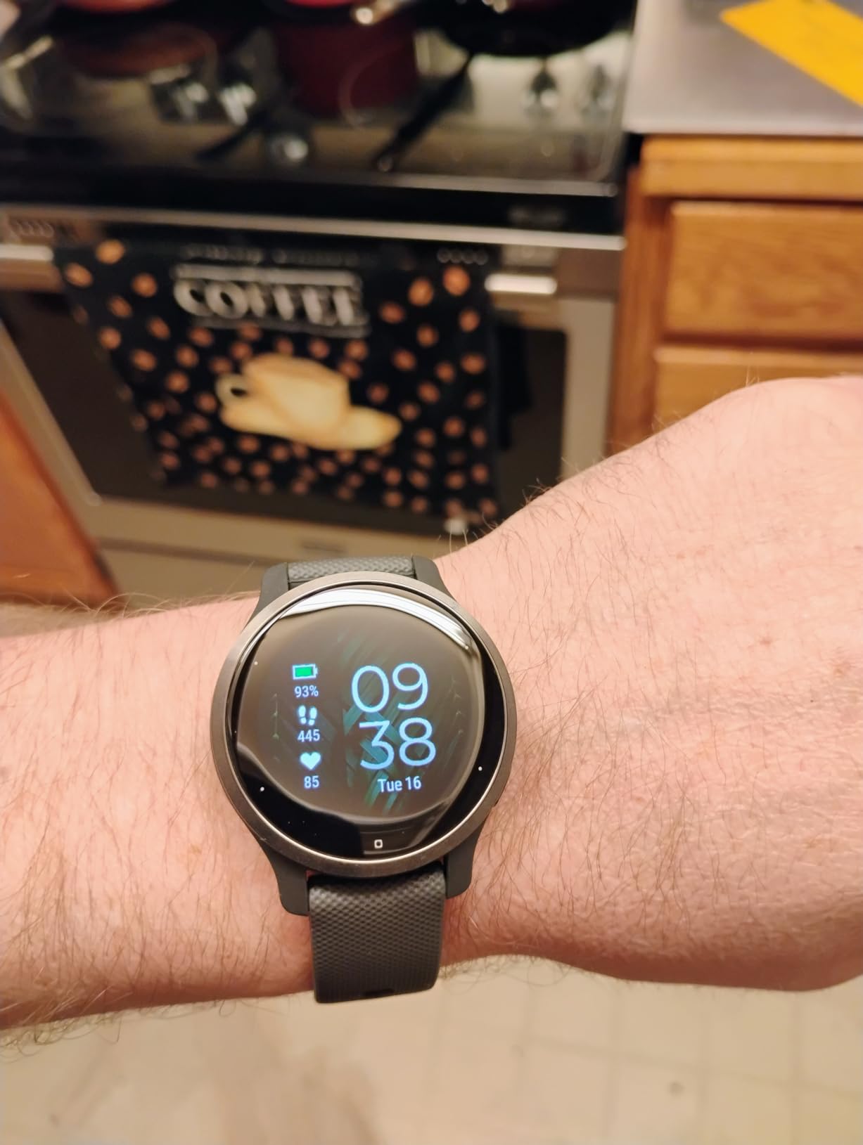 Garmin Venu 2S, Smaller-Sized GPS Smartwatch with Advanced Health Monitoring and Fitness Features, Slate Bezel with Graphite Case (Renewed) customer photo 2
