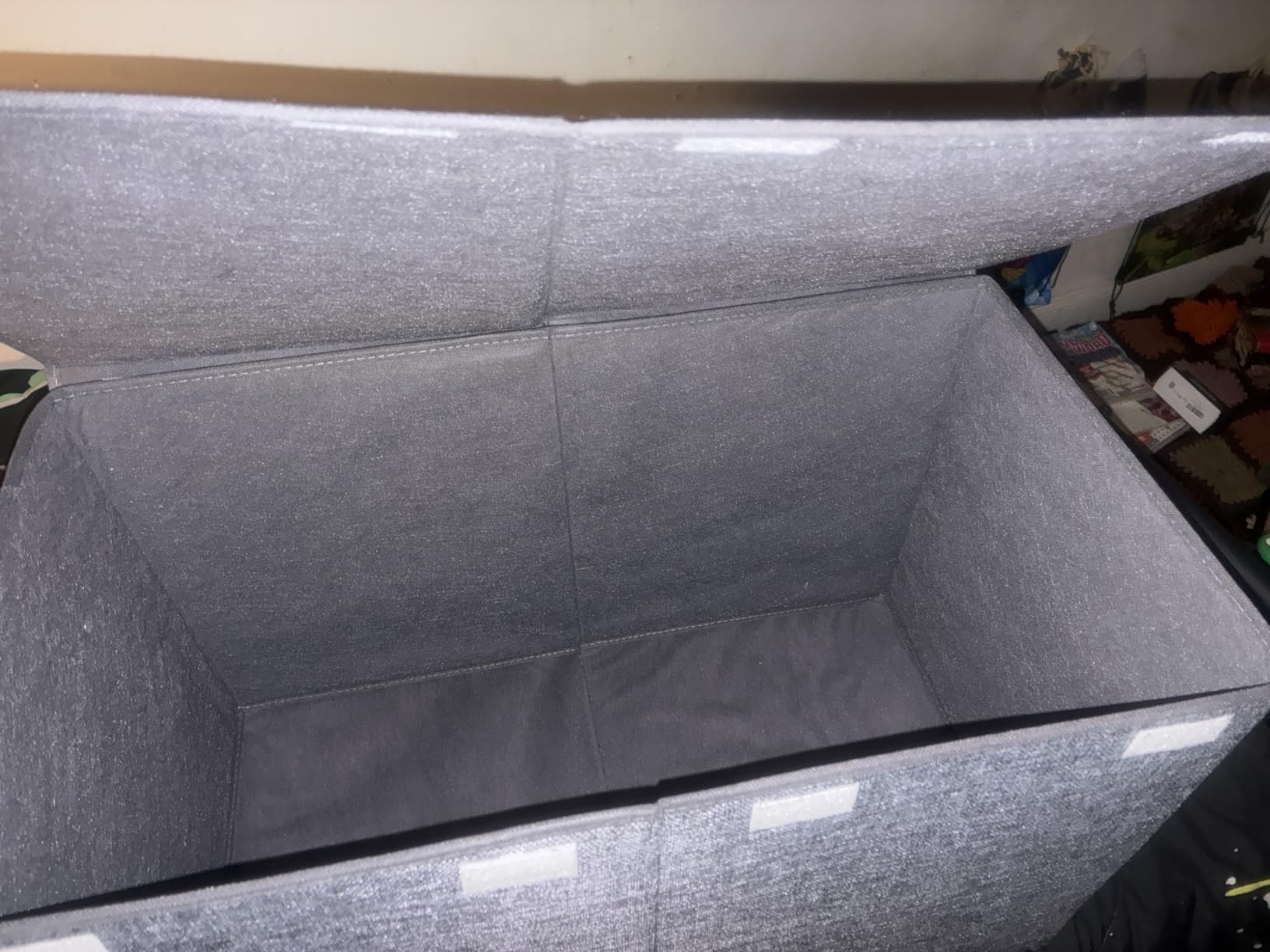popoly Large Collapsible Toy Box with Lid customer photo 1