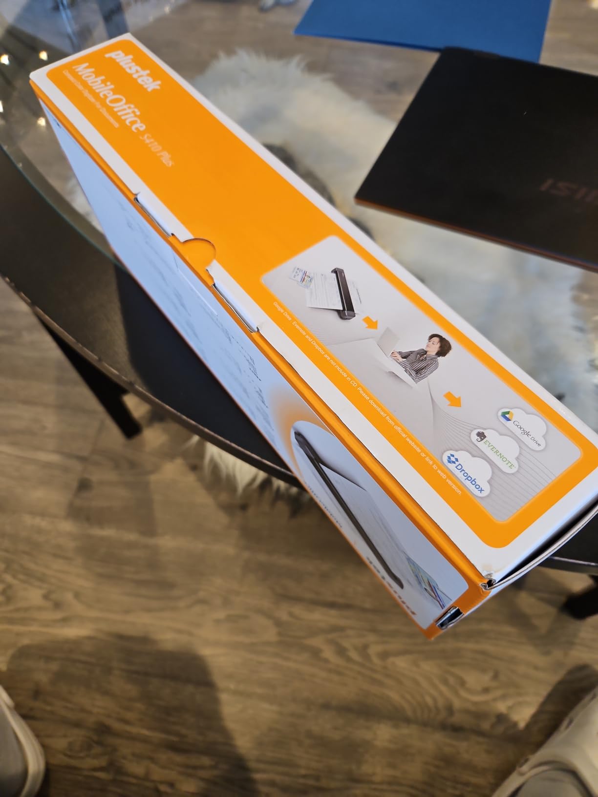 Plustek Mobile Scanner S410 Plus - Portable Sheet-Fed Document Scanner - for Windows 7 / 8 / 10 / 11, Featuring Button-Free Scanning with Included OCR Software | USB Powered customer photo 1