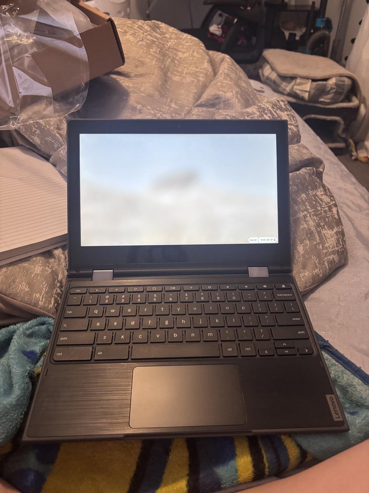 Lenovo Chromebook 300e 2-in-1 Convertible Laptop in Black AMD Processor up to 2.4Ghz 32GB eMMC 4GB DDR4 11.6in IPS Touchscreen BT Dual Webcam HDMI (Renewed) customer photo 1
