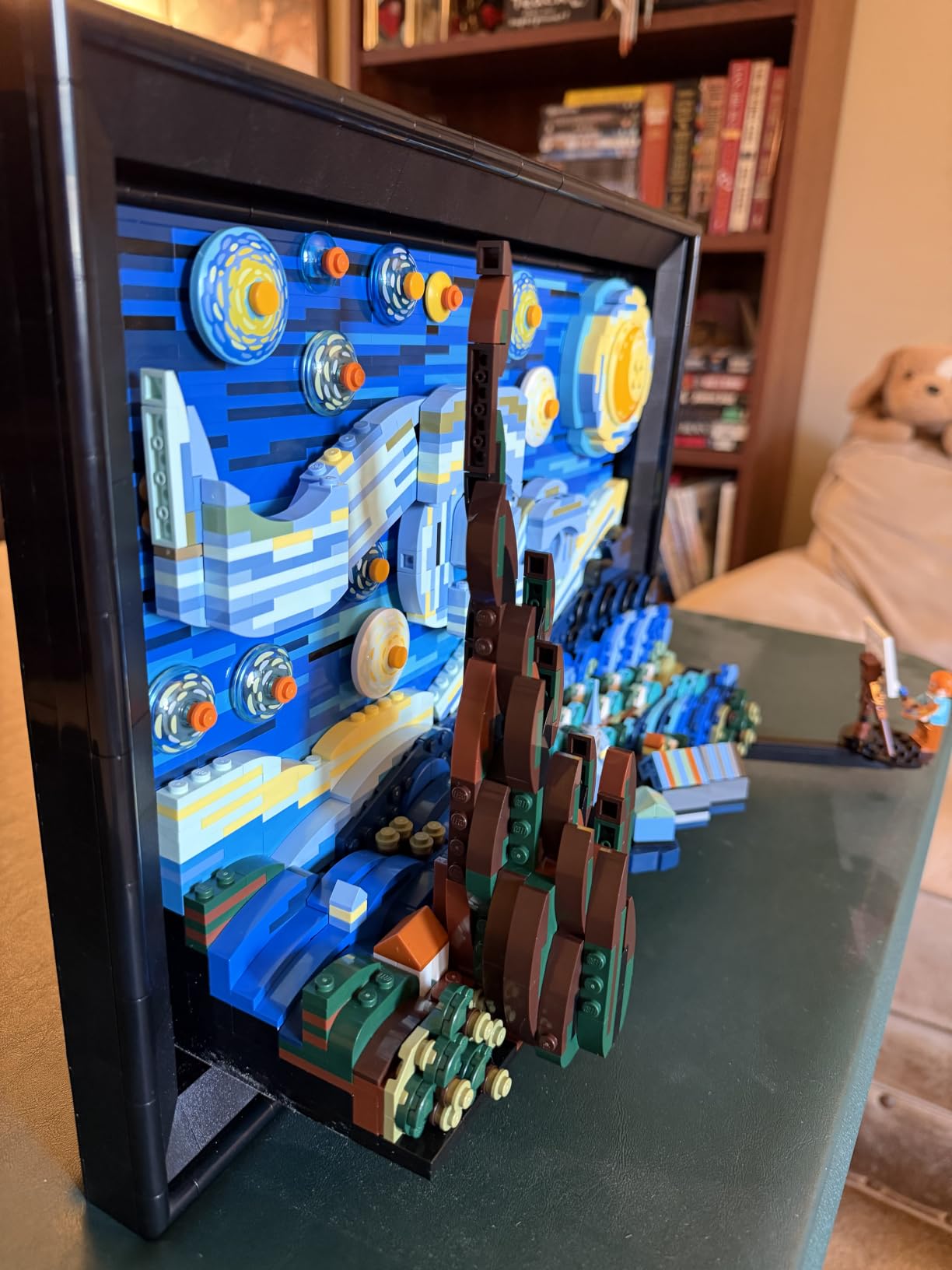 LEGO Ideas Vincent Van Gogh The Starry Night - Building Set for Adults, Ages 18+ - Beautifully Detailed Home Wall Art Decor - Gift for Men & Women - 21333 customer photo 2