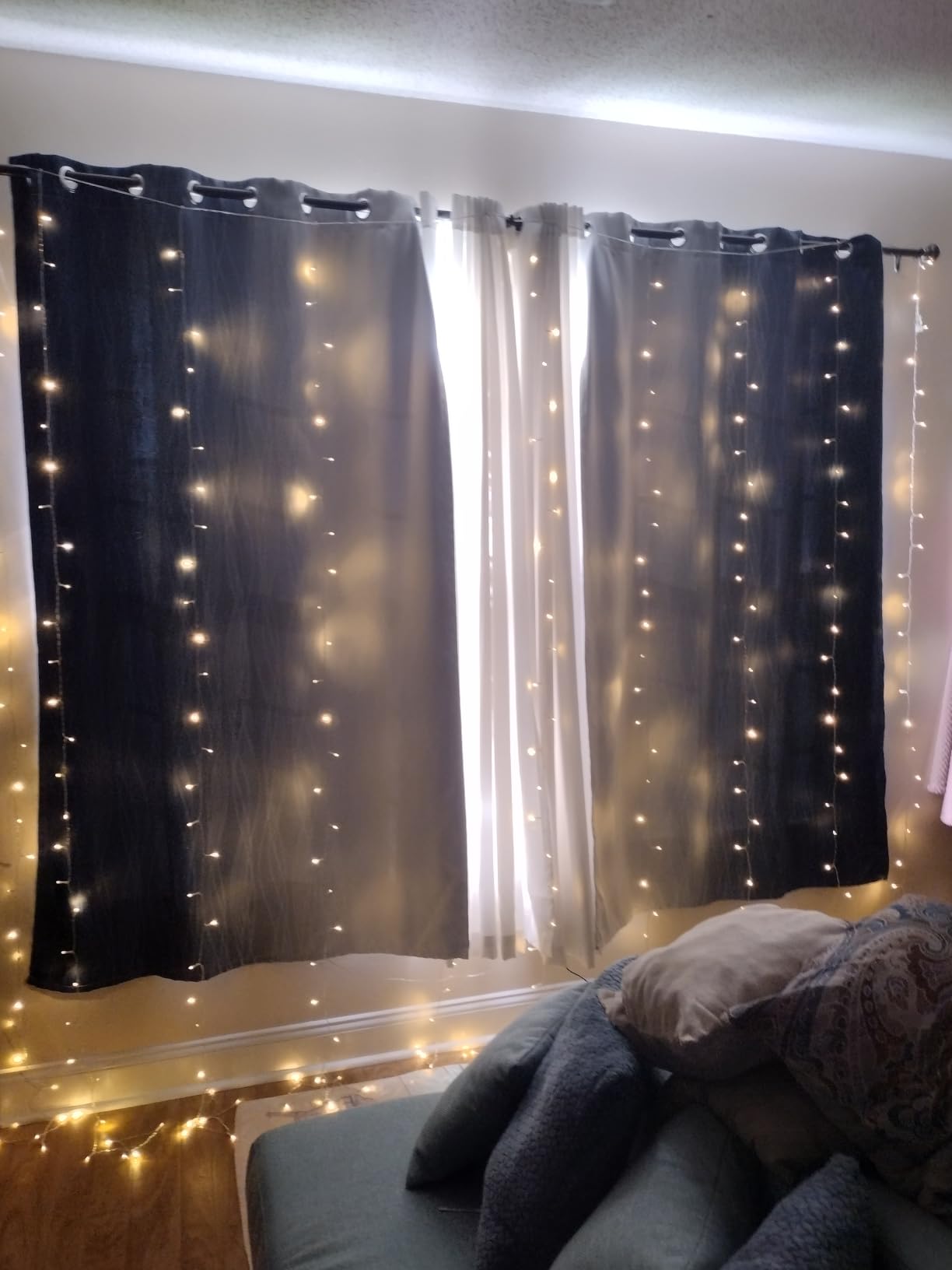 Pink and Purple Ombre Blackout Curtains for Girls Bedroom 63 Inches Long | Estelar Textiler Kids Living Room Curtains, Light Blocking, Thermal Insulated Noise Reducing Grommet Drapes, 52Wx63L, 2 Panels customer photo 2