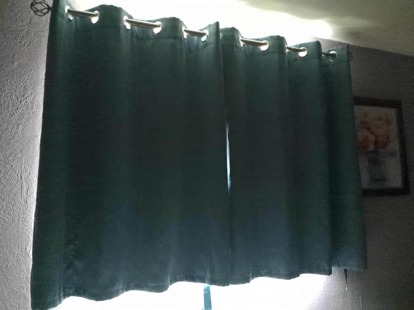 XWZO 100% Blackout Curtains 2 Panels with Tiebacks - Heat and Full Light Blocking Window Treatment with Black Liner for Bedroom/Nursery, Grommet Top, White, W52 x L84 Inches Long, Set of 2 customer photo 1