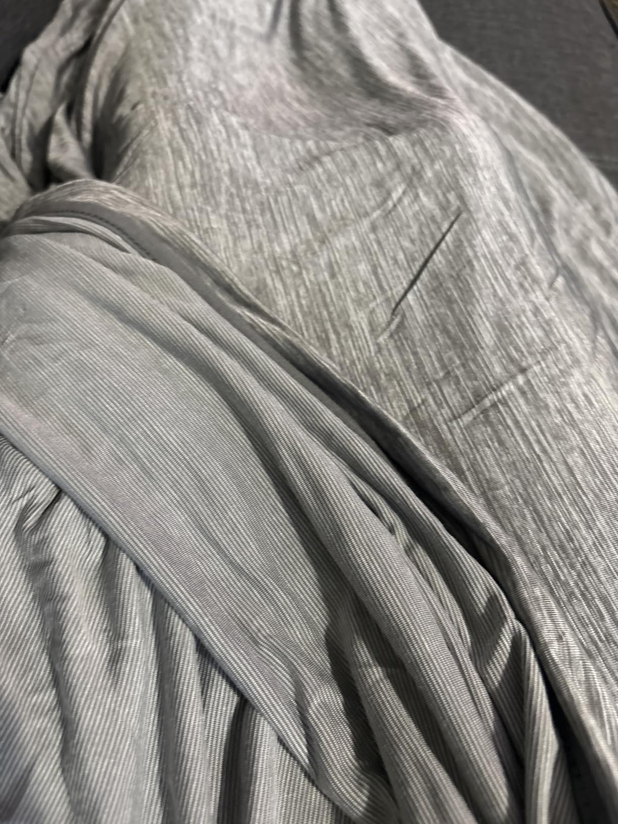 Bedsure Summer Cooling Blanket for Hot Sleepers, Queen Size, 90x90 | Rayon Derived from Bamboo, Cold Sheet Blanket, Light Bed Cooling Layer, Thin Bedding For Night Sweats Hot Flashes customer photo 2