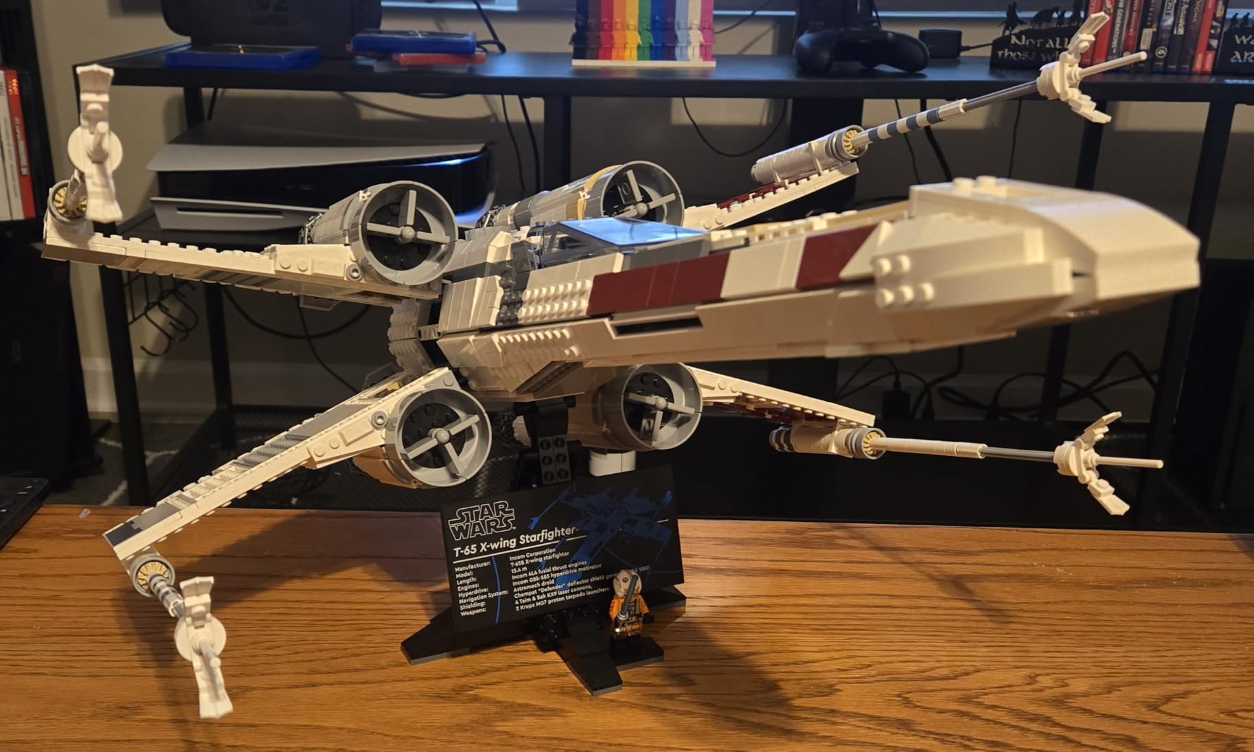 LEGO Star Wars Ultimate Collector Series X-Wing Starfighter Building Set for Adults, Star Wars Collectible for Build and Display with Luke Skywalker Minifigure, Fun Gift Idea for Fans, 75355 customer photo 1