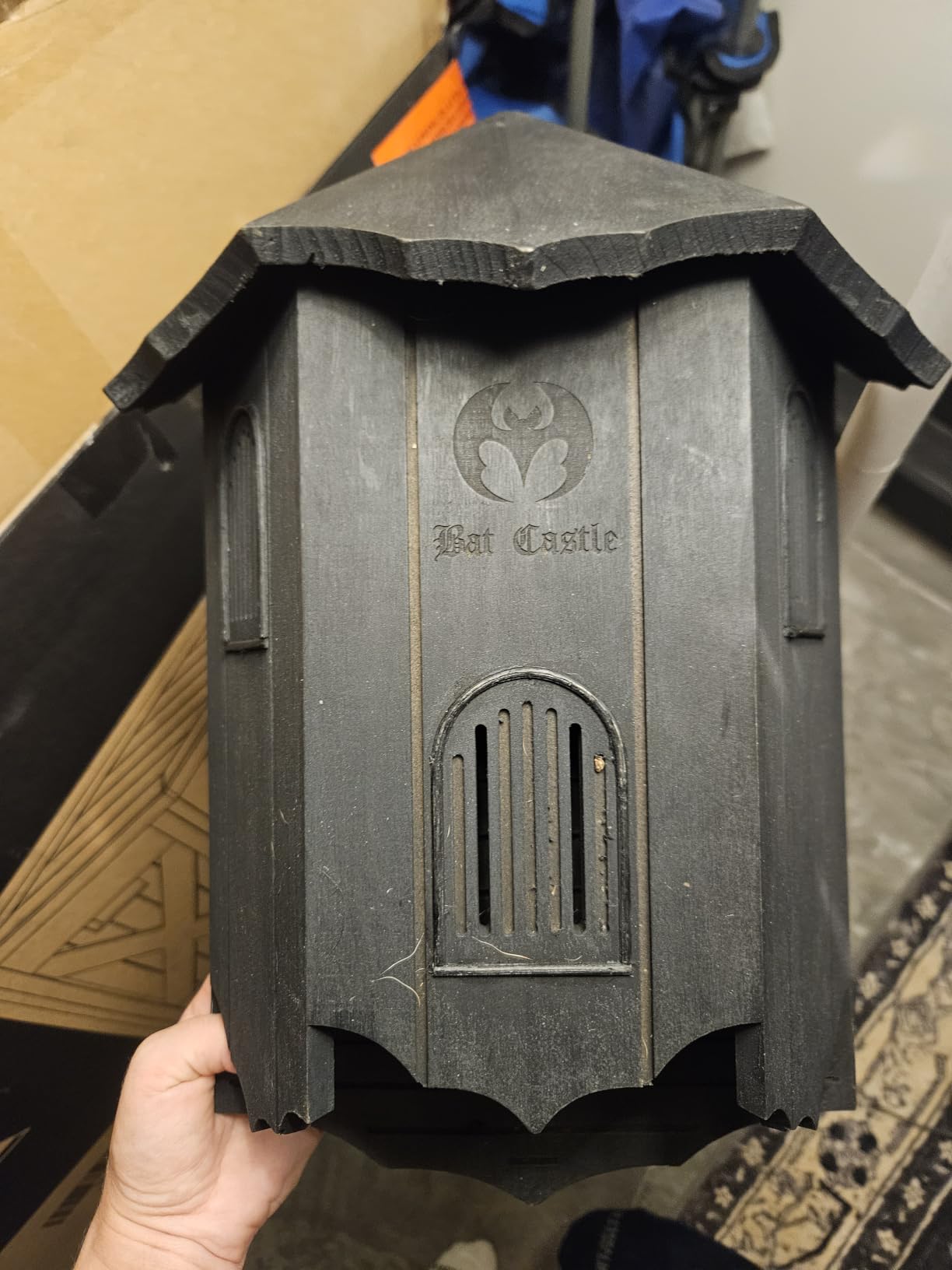 VIREESR Bat Houses for Outdoors, Castle 3-Chamber Bat Box, 100-Capacity, Cedar Wooden, Brown customer photo 1