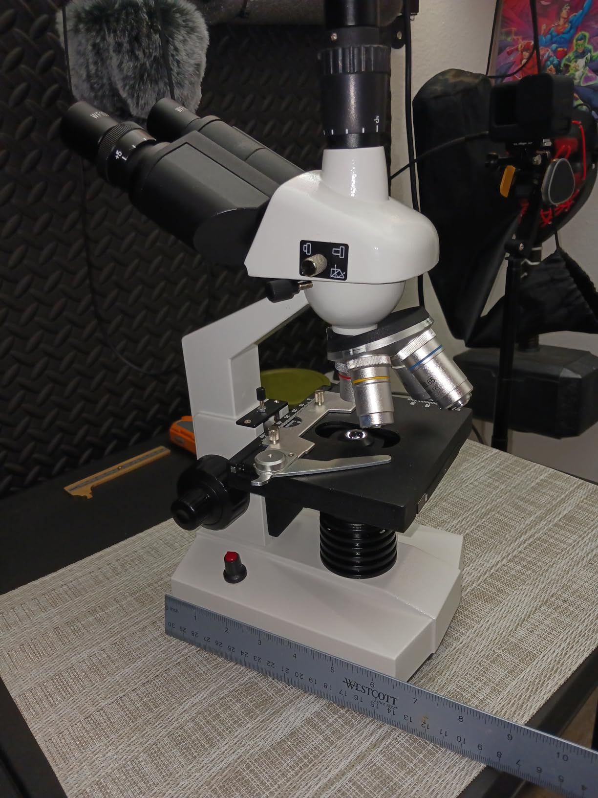 Compound Trinocular Microscope, 40X-5000X Magnification, Research Grade Professional Microscope with USB Camera and Mechanical Stage, Microscope for Adults customer photo 1