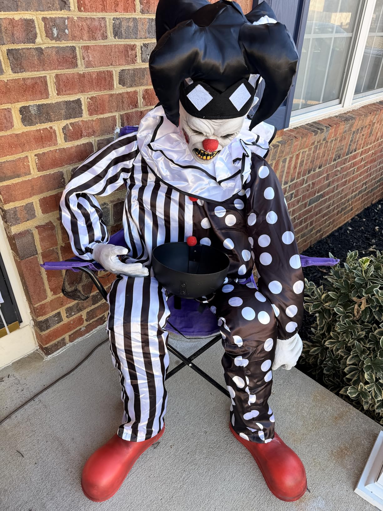 Haunted Hill Farm Motion Activated Floating Skeleton Ghost Over Tombstone by Tekky, Battery Operated Halloween Animatronic for Indoor or Covered Outdoor Creepy Halloween Decorations, Halloween Props customer photo 2