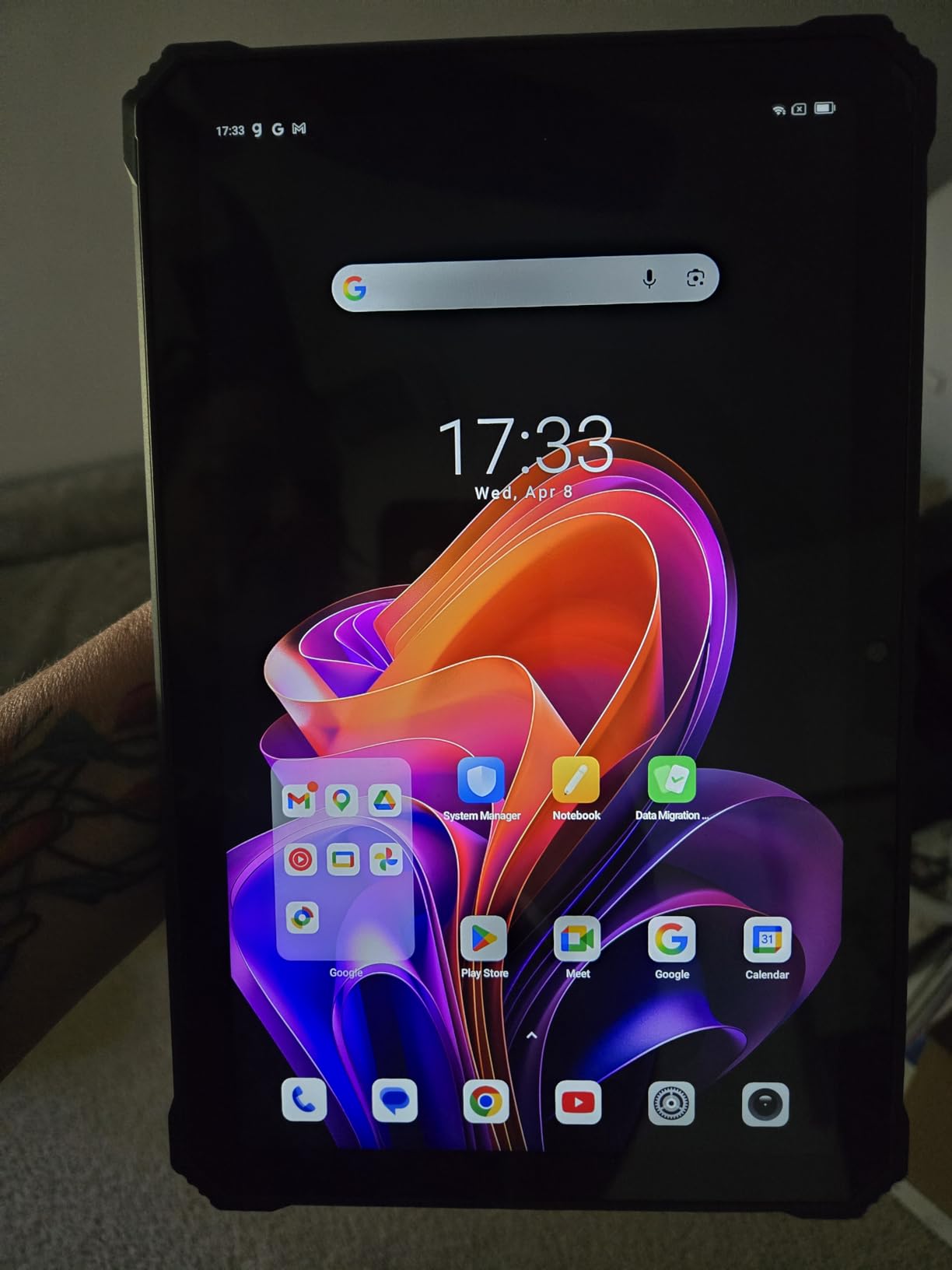 Blackview 2.4k 10.36 inch Rugged Tablet, Android 15 22000mAh Octa-core Tablet, 24GB(8+16) RAM+256GB ROM+1TB Expand, 48MP+16MP Camera Waterproof, 4G LTE/5G WiFi, BT 5.0/OTG/GPS-Black customer photo 2