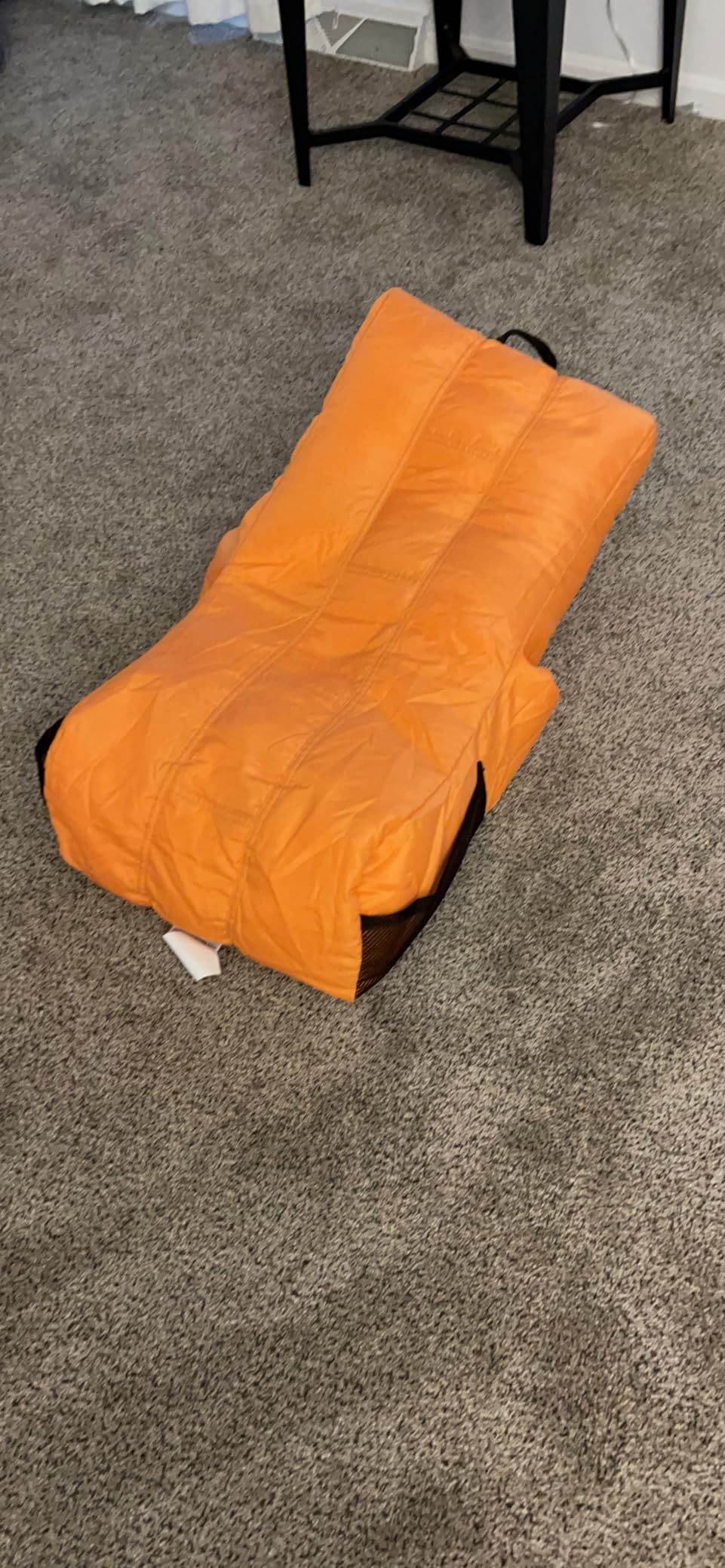 Big Joe Video Lounger Bean Bag Chair, Tangerine Smartmax, 2 feet | Polystyrene Bean Filled, Refillable, Nylon Polyester, Perfect for Gaming customer photo 1