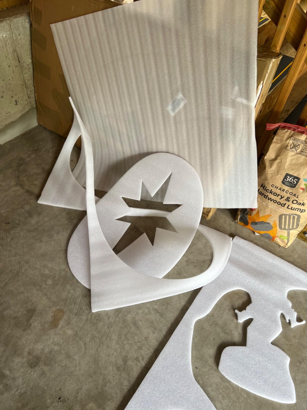 Best Choice Products 46in Outdoor JOY Christmas Nativity Decoration, 3 Piece Yard Decor Sign Holy Weather Resistant PVC Silhouette for Garden - White customer photo 2