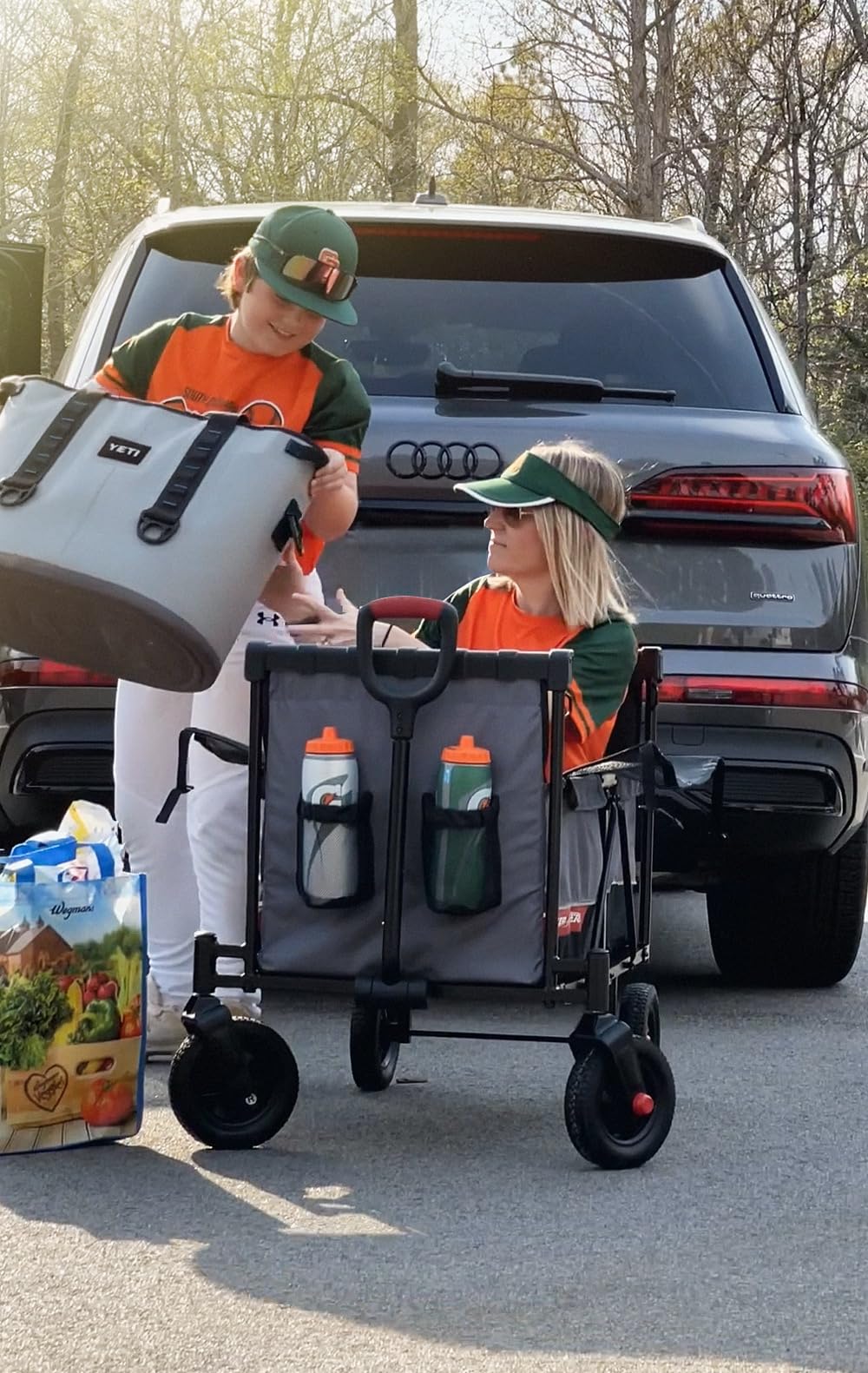 Radio Flyer The Beast MVP Wagon, Heavy Duty Kid & Cargo Folding Wagon, Collapsible Wagon Cart for Ages 1.5+ customer photo 1