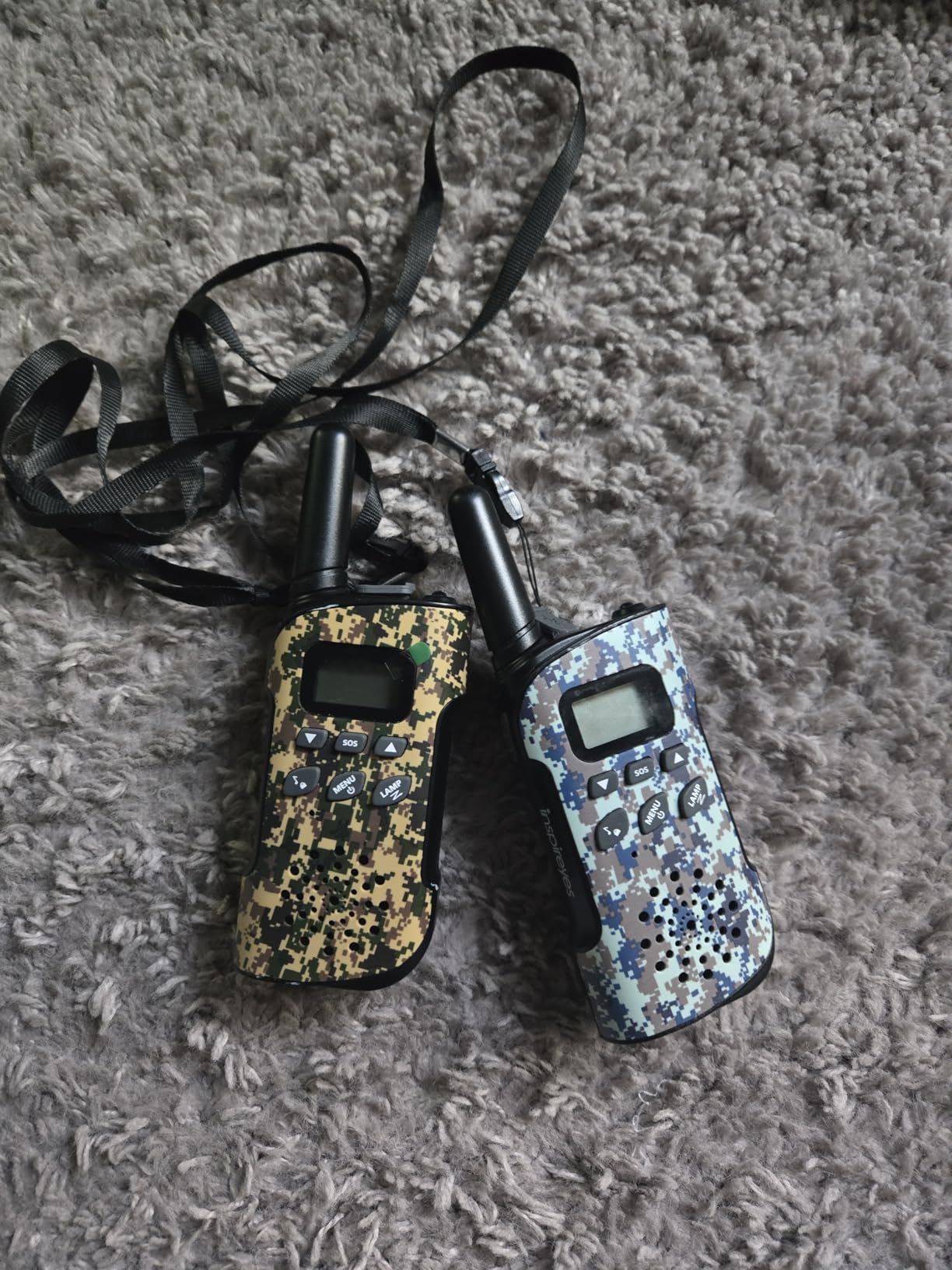 Inspireyes Walkie Talkies for Kids, Rechargeable Long Range 4 Pack, Kids Toys for Boys Girls Ages 3-12, 2 Way Radio Toy, Outdoor Adventure Toys, Camping Hiking Gear, Birthday Gifts for Kids customer photo 2
