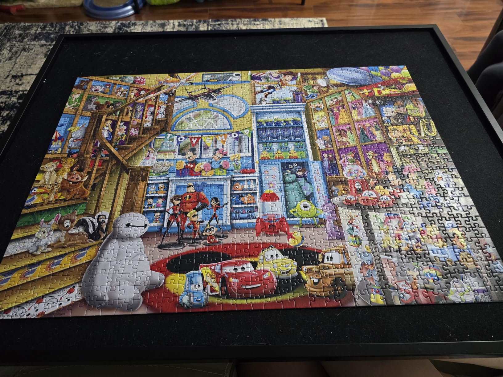 Ravensburger - Disney & Pixar - 1000 Piece Jigsaw Puzzle - Stunning, Vivid Imagery of Favorites Mickey Mouse, Olaf & More - Toy Shop Scene - Ideal Gift - Frameable Art- Puzzles for Adults customer photo 2