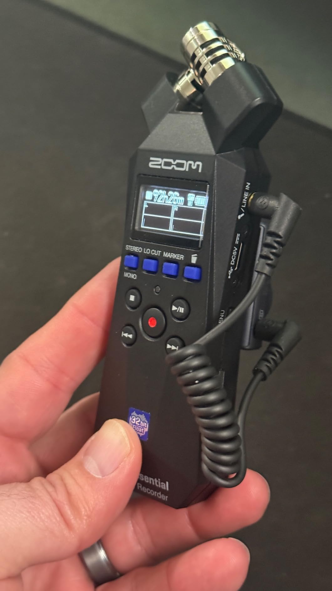 Zoom H1 Essential Handheld Recorder for Musicians, Podcasters & Content Creators | Clip-Free Audio with 32-Bit Float, X/Y Stereo Mics, USB Microphone Mode, 10-HR Battery customer photo 2