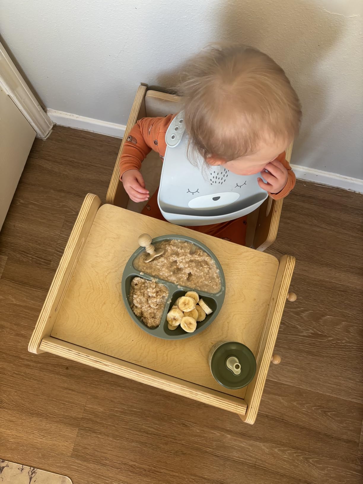 Montessori Weaning Table and Chair Set - Adjustable Design for Toddlers, Ideal for Mealtime, Learning, and Play | Adjustable Wooden Design for Meals, Learning, Play, and Everyday Routines customer photo 2