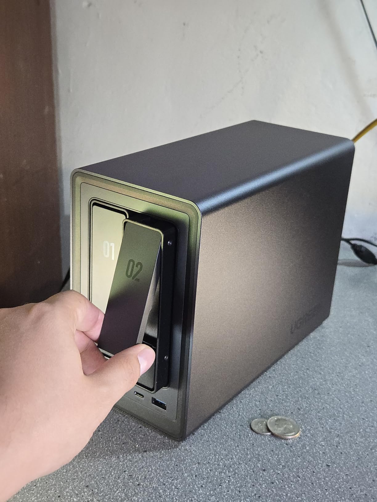 UGREEN NAS DXP2800 2-Bay, Ideal for Content Creators and Enthusiasts | Intel N100 Quad-Core CPU, 8GB DDR5 RAM, 2.5GbE, 2X M.2 NVMe Slots, 4K HDMI, Desktop NAS Network Attached Storage (Diskless) customer photo 2