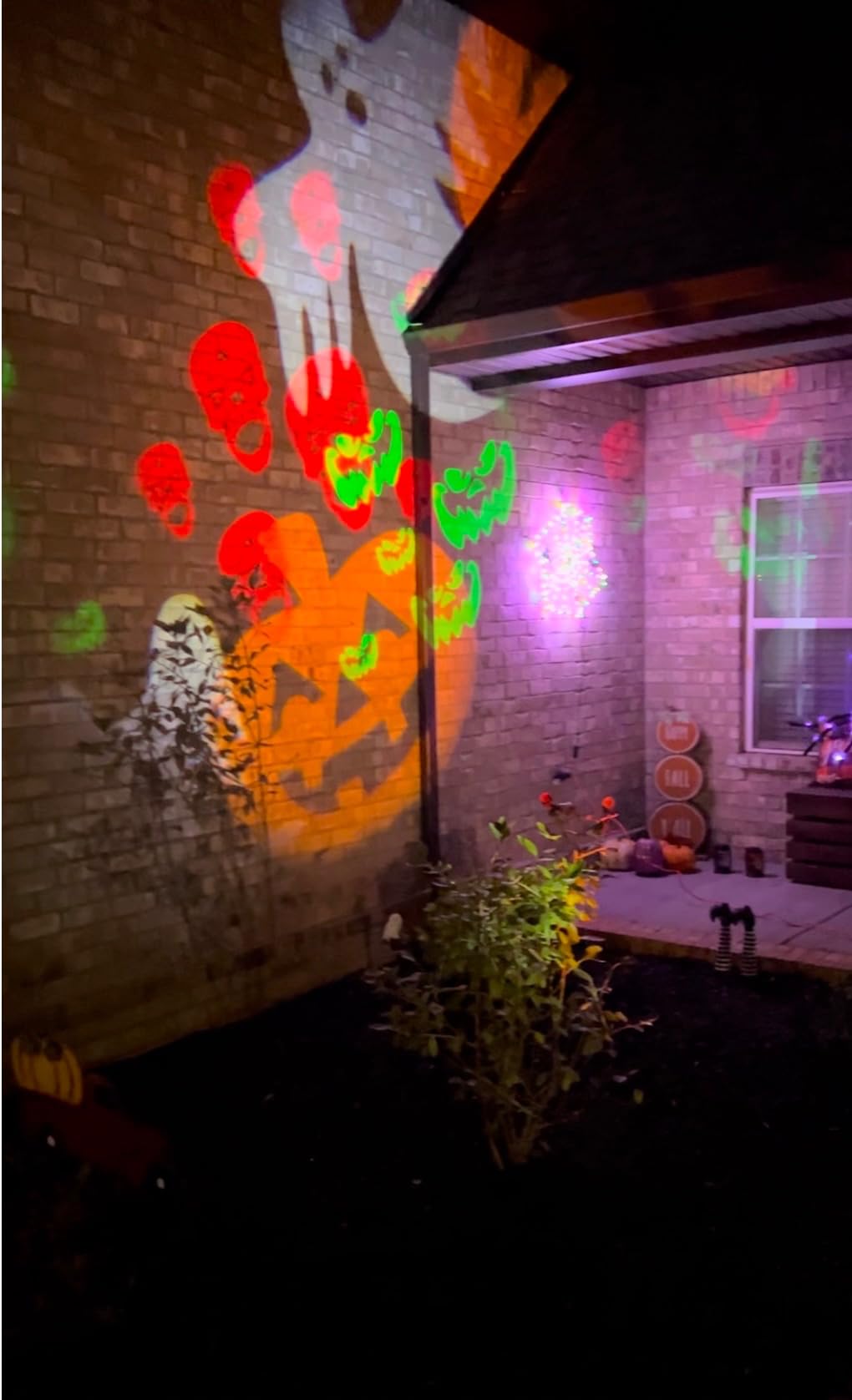 Halloween Lights Projector, Halloween Decorations Lighting Projector, with Timer Led Pumpkin Ghost Demon Light, for Holiday Party Garden Patio Yard Outdoor Indoor Landscape Decor customer photo 2