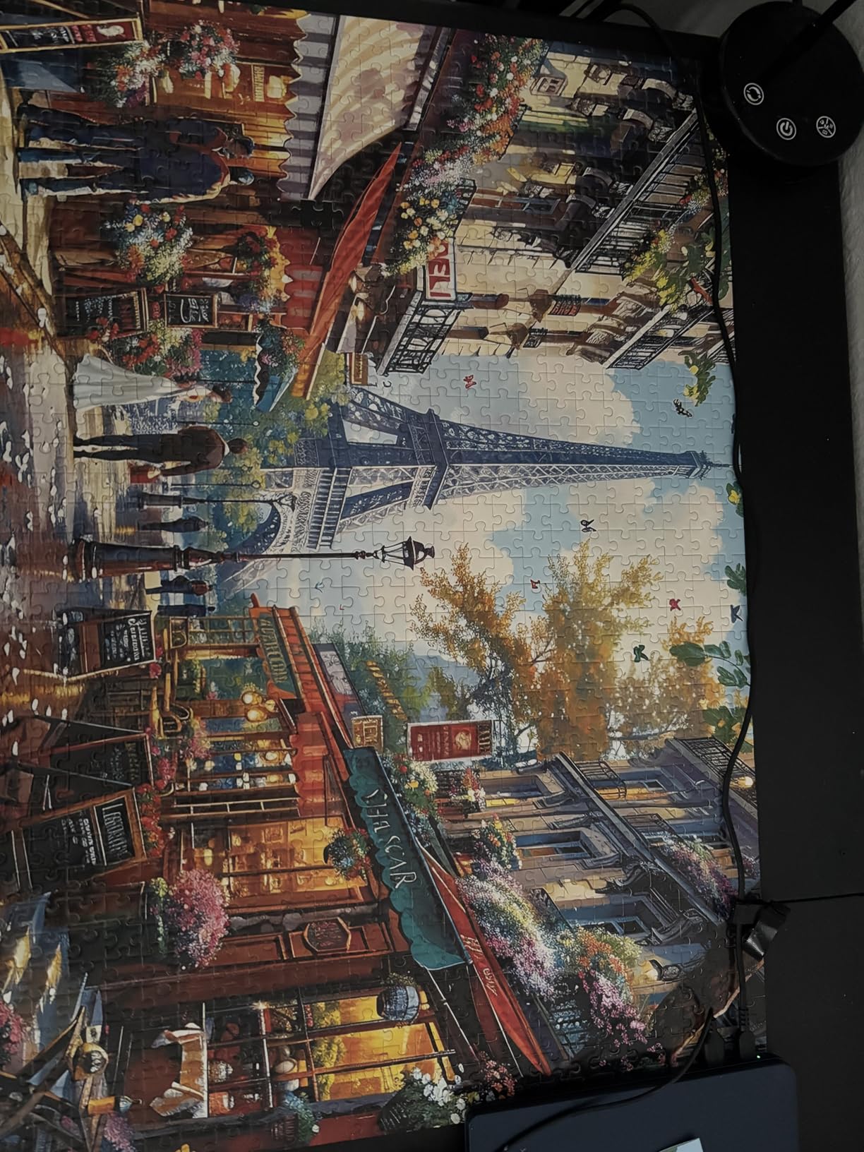 1000 Pieces Puzzle for Adults - Charming Paris Puzzle for Adults Children - Recycled Paper Jigsaw Puzzle 1000 Pieces - Fun and Challenging Family Game Great Gift Idea, Finished Size is 28 * 20 in customer photo 2