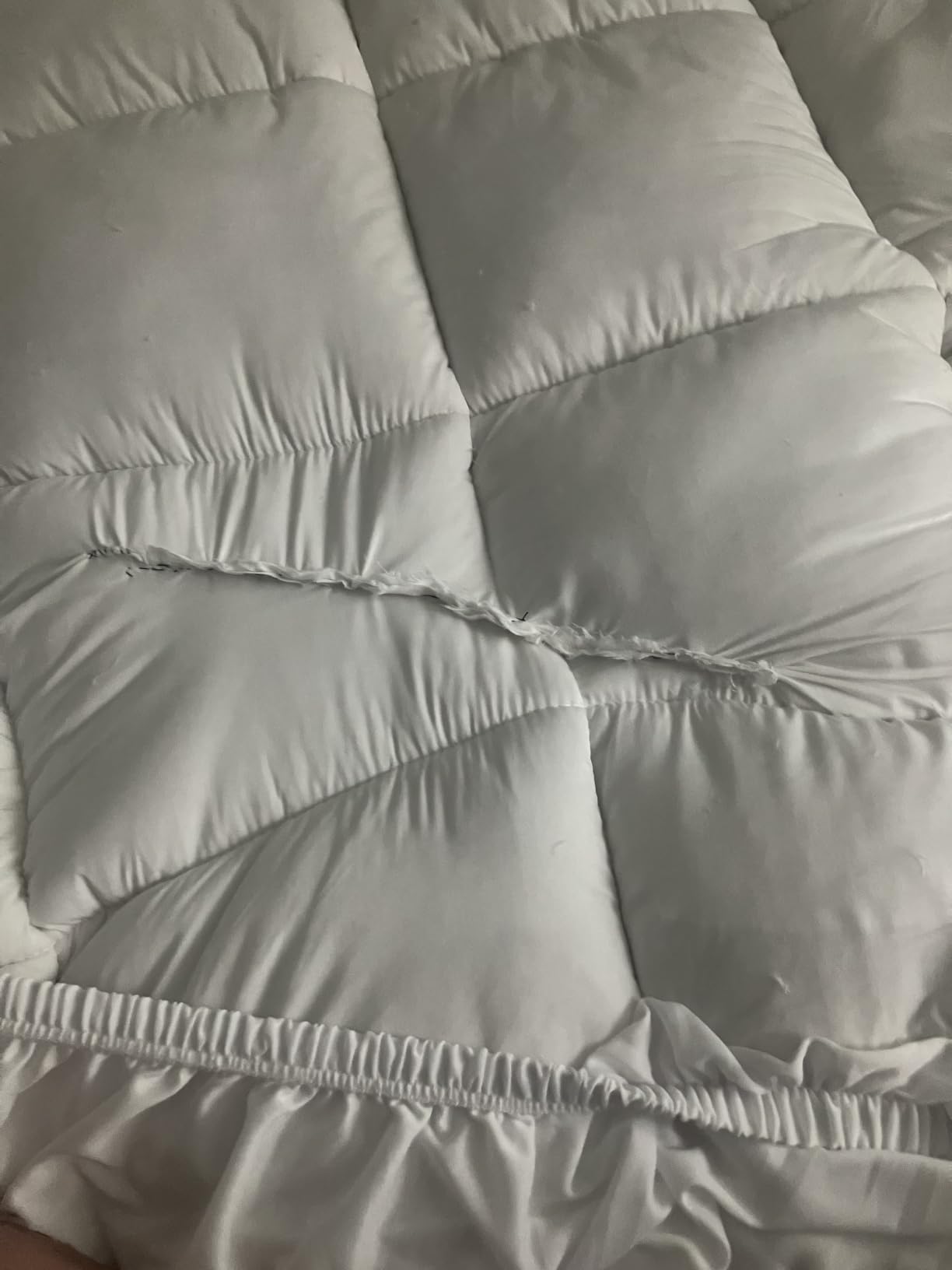 Beckham Hotel Collection Queen Size Mattress Pad (Extra Padded) & Protector Hybrid - Quilted Pillow Top Mattress Cover - Thick, Plush, Fitted Mattress Topper for Bed customer photo 1