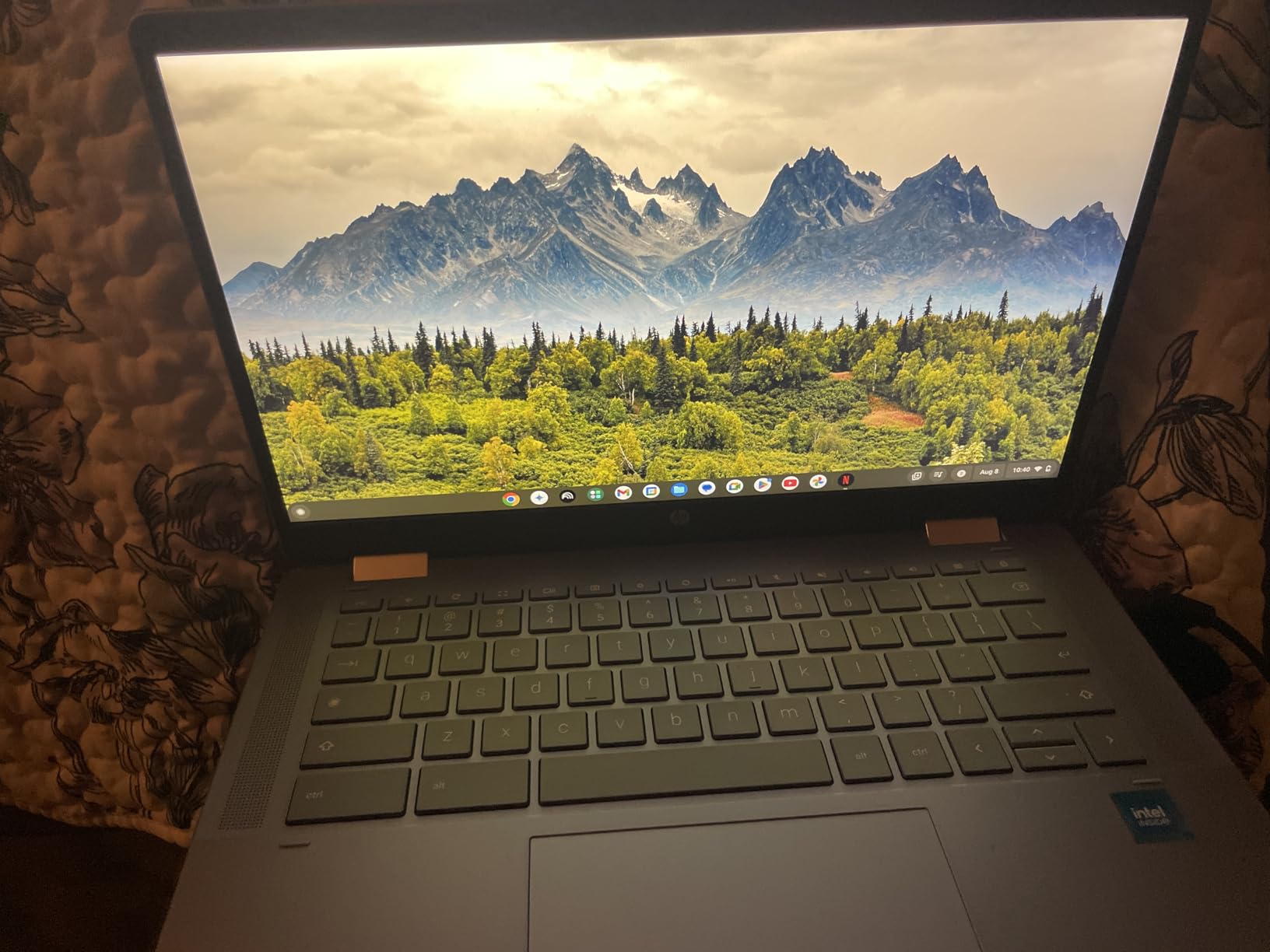 HP 2025 Portable x360 Chromebook, 14'' Convertible FHD IPS Touchscreen, Intel Processor Up to 3.39GHz, 4GB DDR4, 64GB Storage, Super Fast 6th Gen WiFi, Chrome OS, Dale Blue (Renewed) customer photo 2