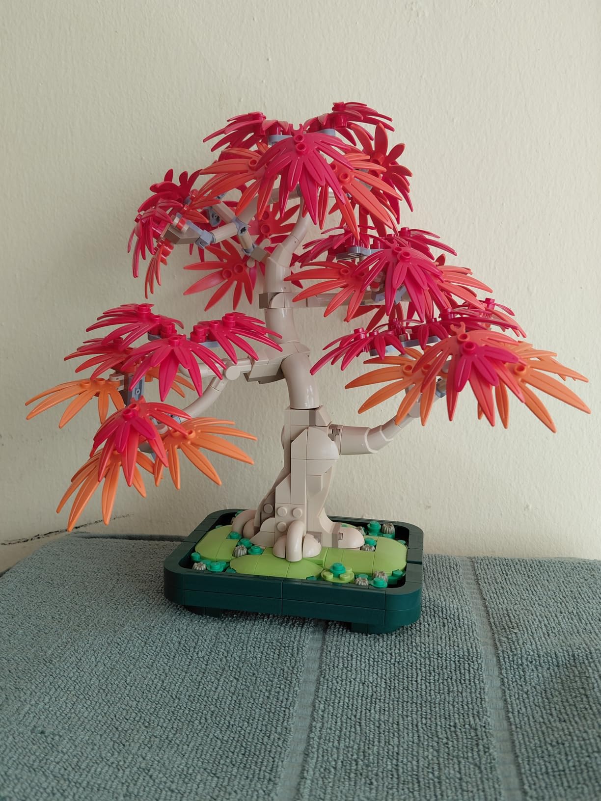 LEGO Botanicals Japanese Red Maple Bonsai Tree Building Kit for Adults 18+ - Unique Home Decor DIY for Room or Office - Housewarming Gift Idea for New Home - Plant Decor for Desk or Bookshelf - 10348 customer photo 2