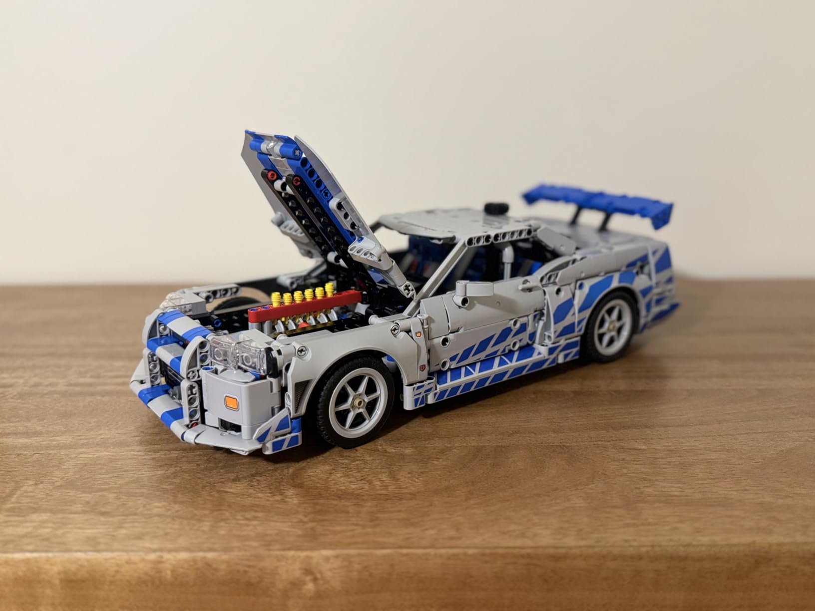 LEGO Technic 2 Fast 2 Furious Nissan Skyline GT-R (R34) Car - DIY Kit and Building Set for Adults - Collectible Model Street Racer with Drift Function - Gift for Car Enthusiasts and Movie Fans - 42210 customer photo 1