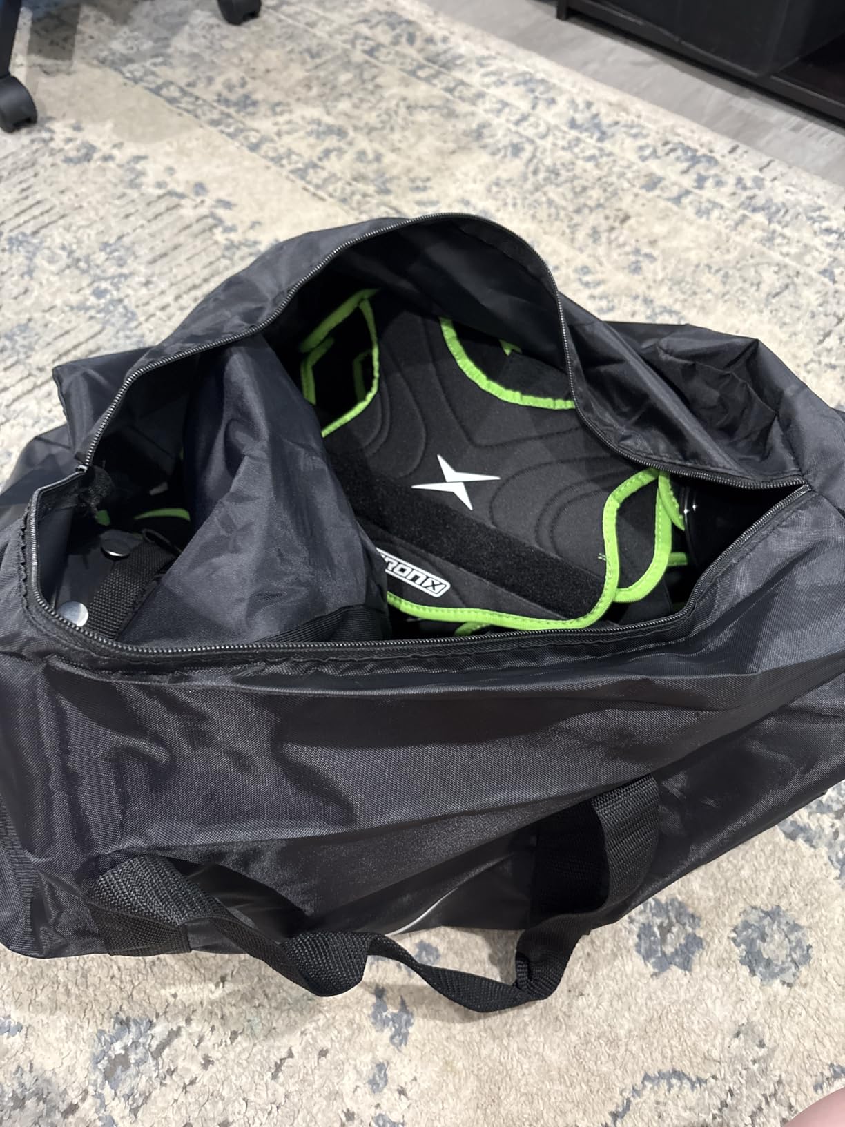TronX Hockey Protective Gear Set - Ice Hockey Equipment with Bag - Youth Hockey Gear Kit - Shoulder, Elbow, Shin Pads, Gloves, Pants & Bag customer photo 2